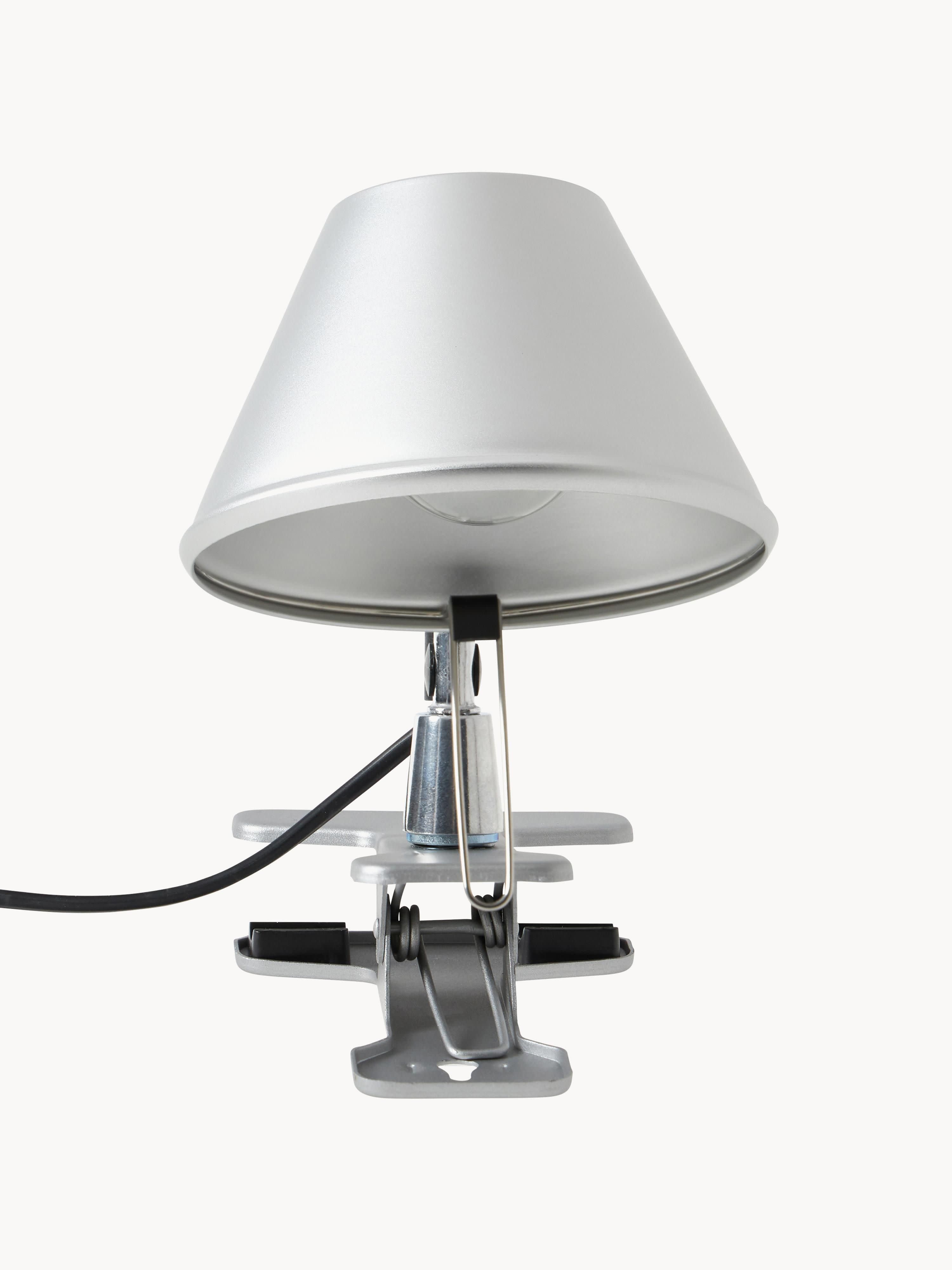 Petite lampe de bureau à pince Othar - Argenté