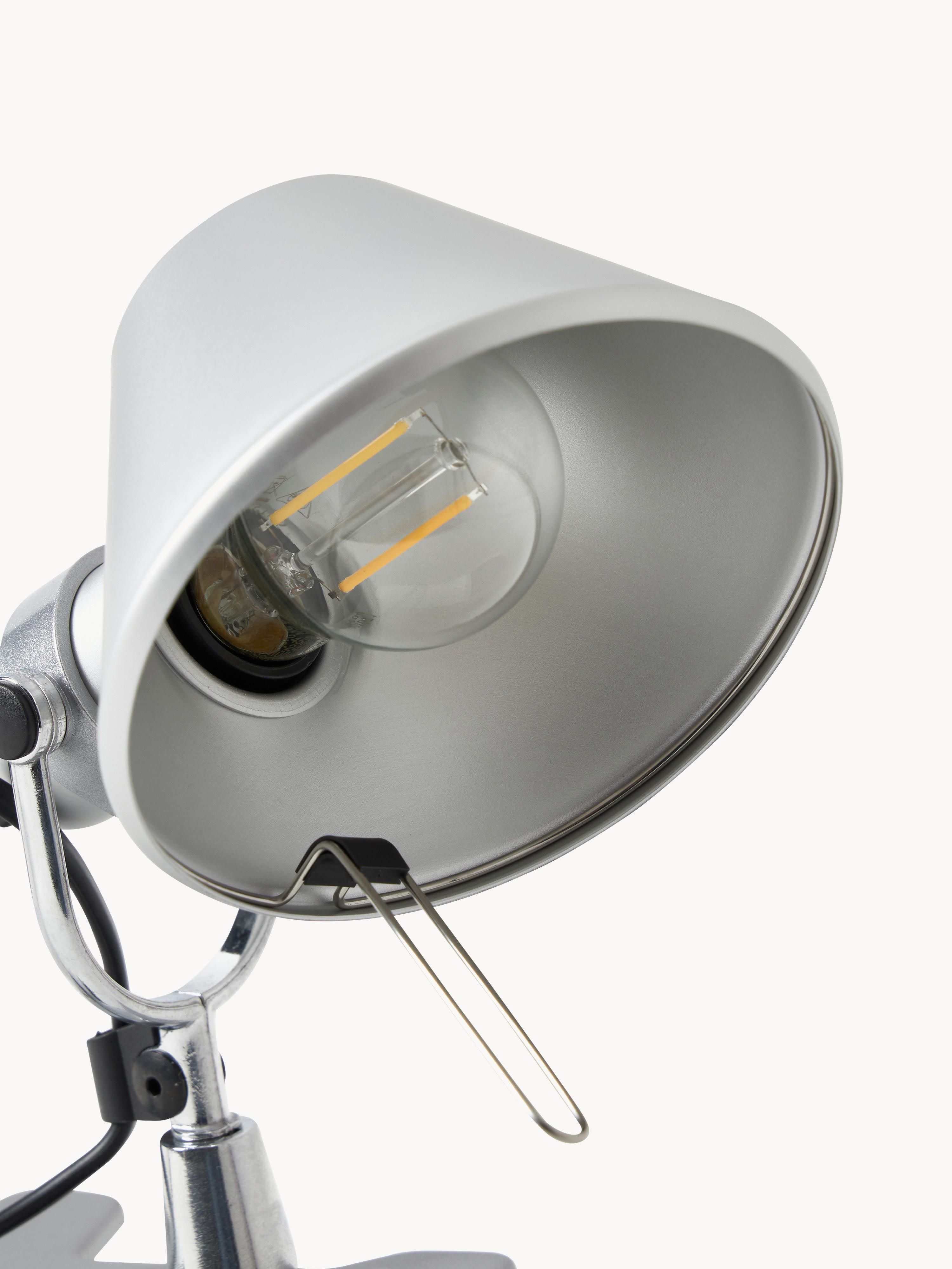Petite lampe de bureau à pince Othar - Argenté
