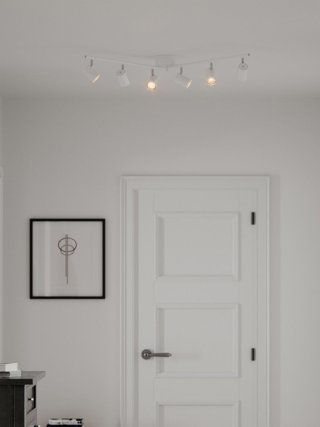 Plafonnier LED réglable Lodin - Blanc