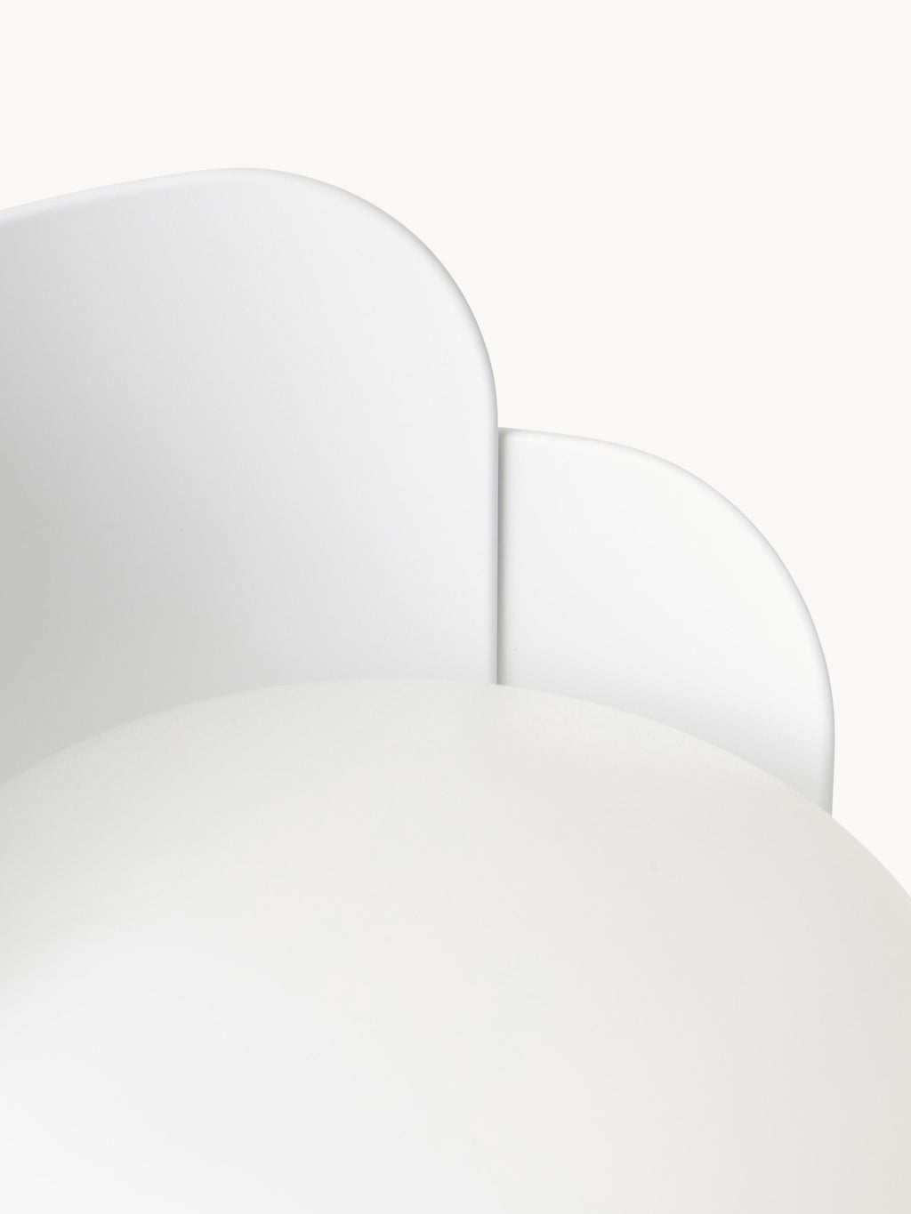Petite lampe à poser artisanale Isaac - Blanc