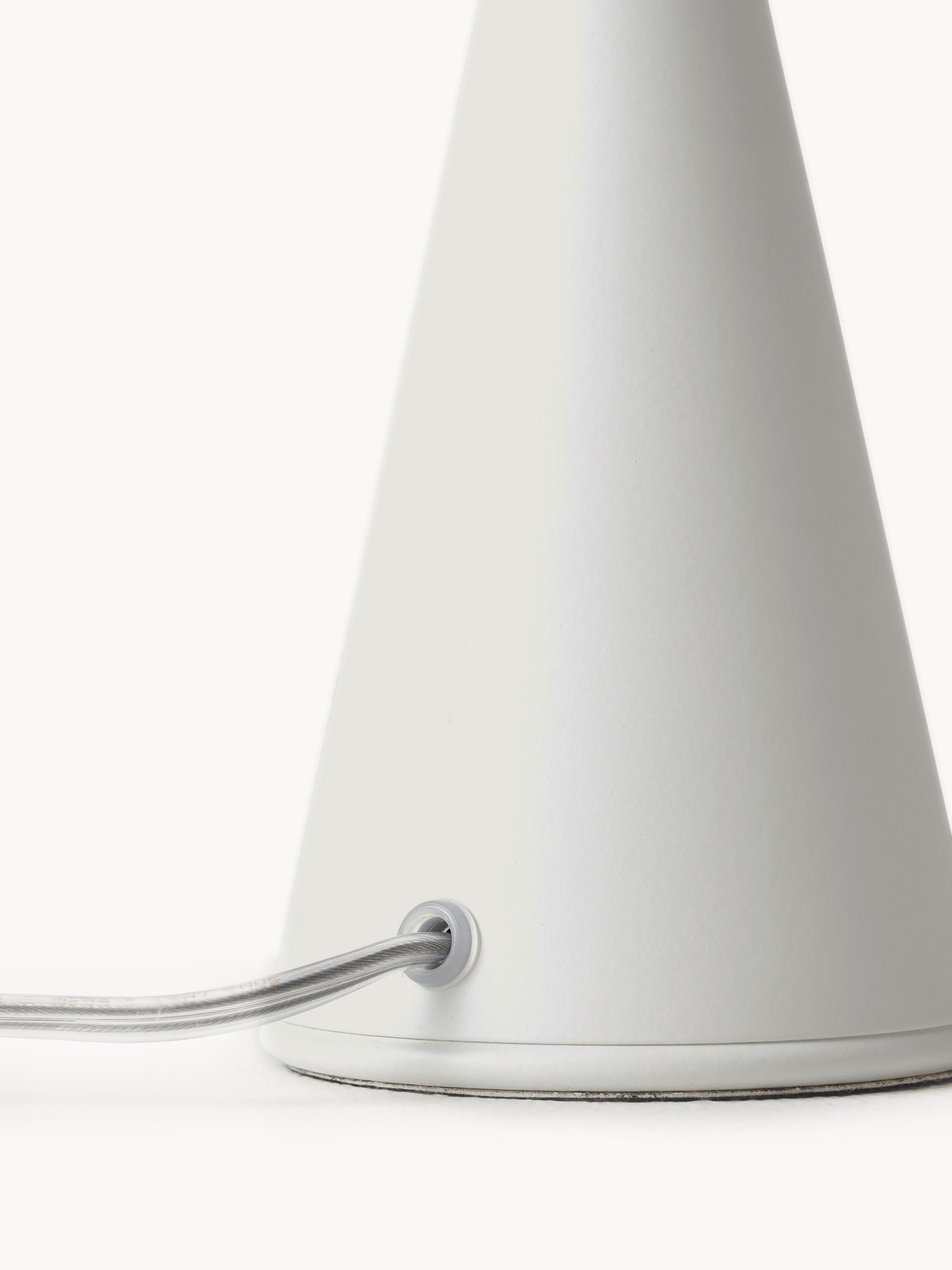 Petite lampe à poser artisanale Cyric - Blanc
