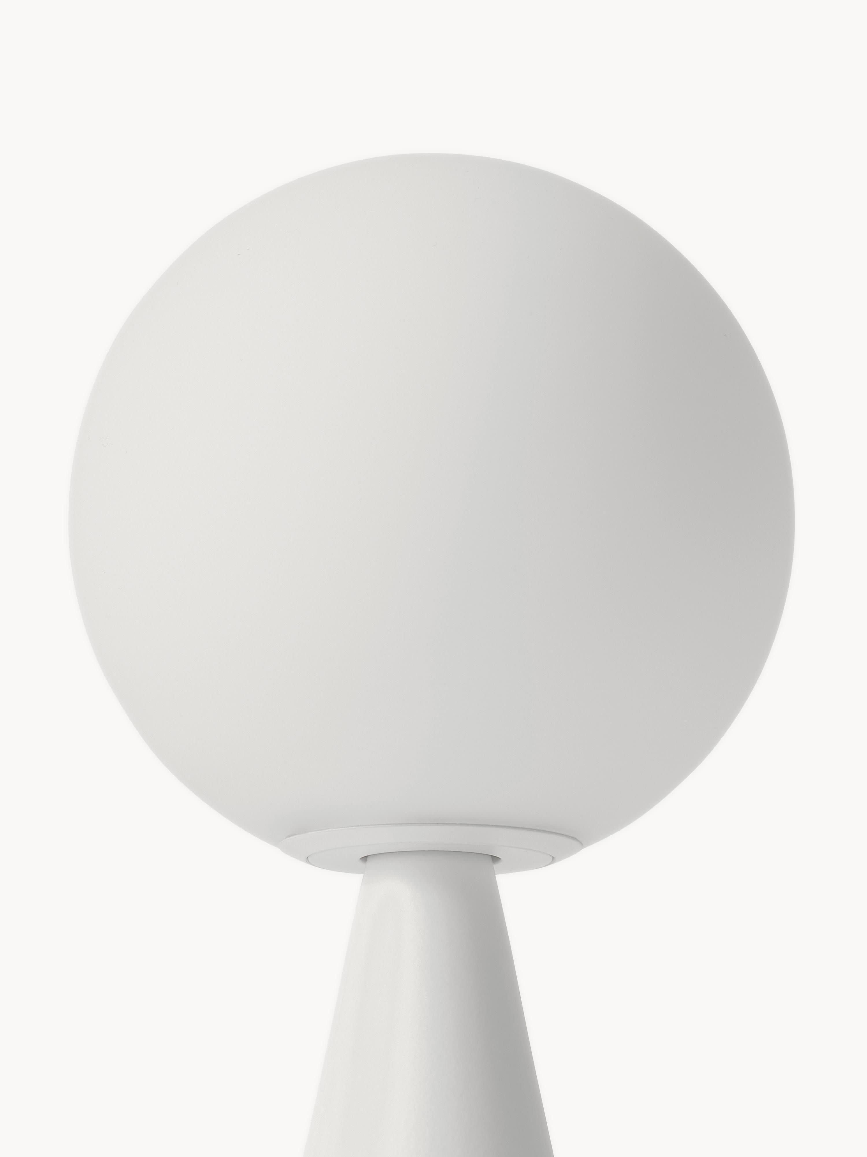 Petite lampe à poser artisanale Cyric - Blanc