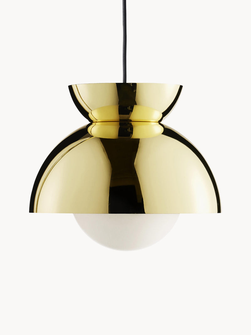 Petite suspension design Grettir - Doré, haute brillance