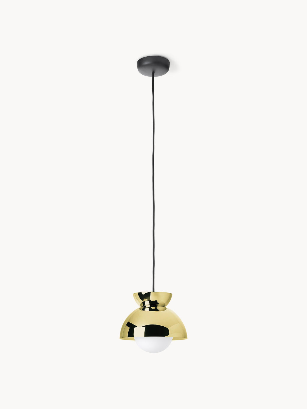Petite suspension design Grettir - Doré, haute brillance