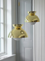 Petite suspension design Grettir - Doré, haute brillance