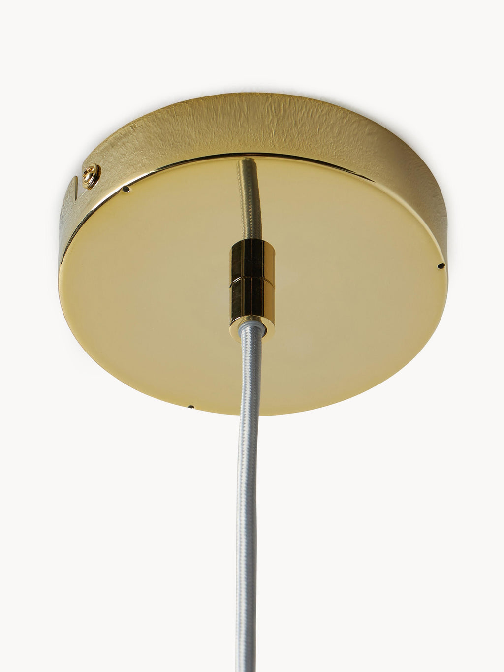 Petite suspension Isleif - Blanc, doré