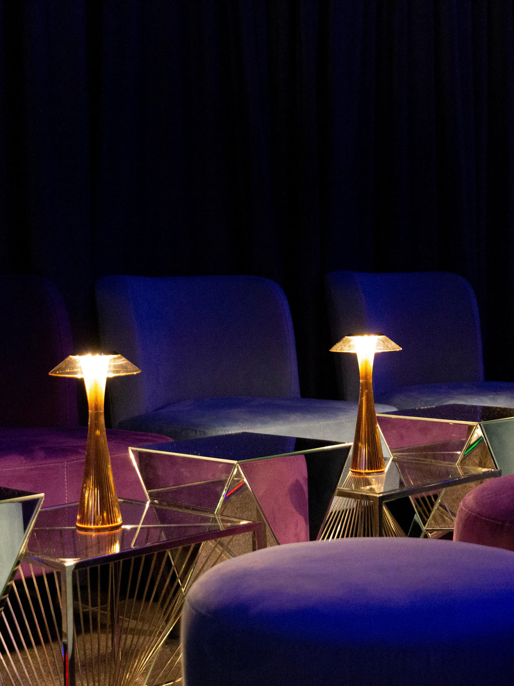 Petite lampe à poser LED mobile Tollef - Doré