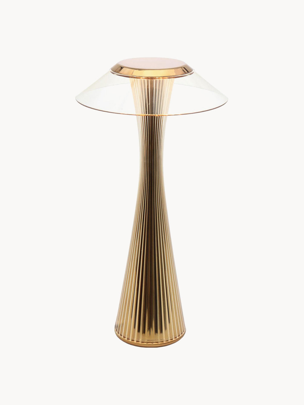 Petite lampe à poser LED mobile Tollef - Doré