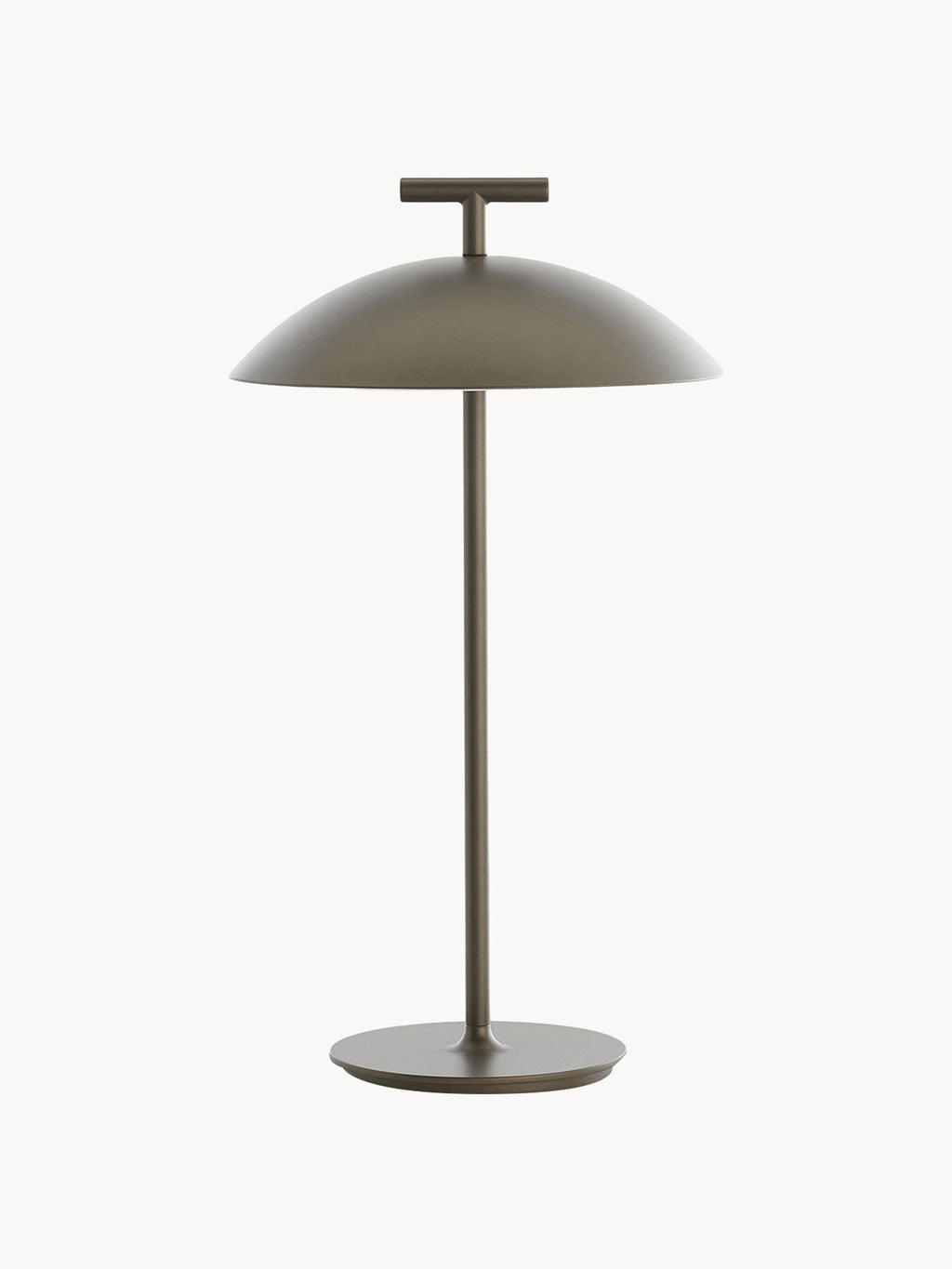 Lampe à poser LED mobile intérieure/extérieure Mini Osmund, intensité ajustable - Grège