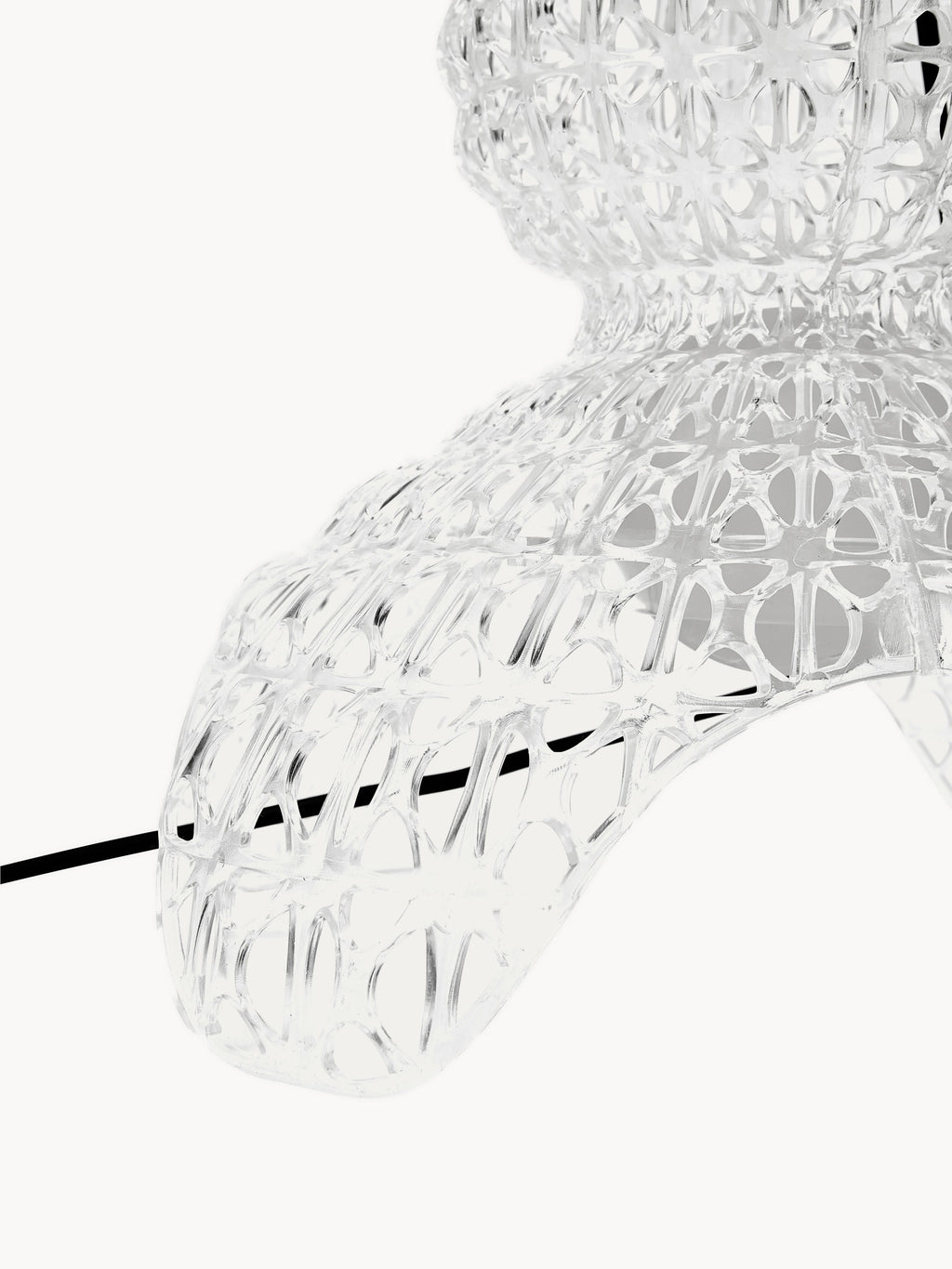Lampadaire LED d'extérieur Dreng, intensité ajustable - Transparent