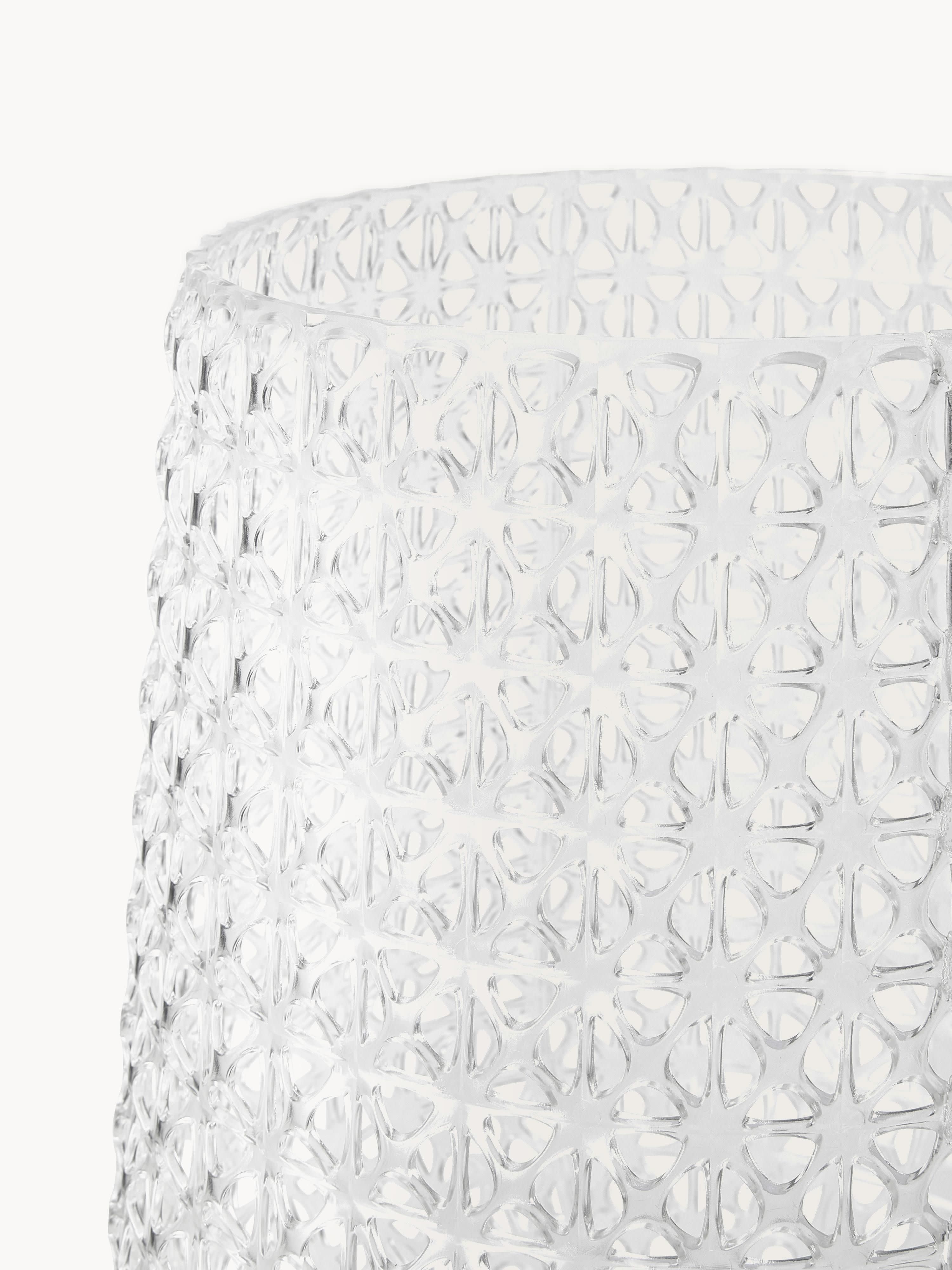 Lampadaire LED d'extérieur Dreng, intensité ajustable - Transparent