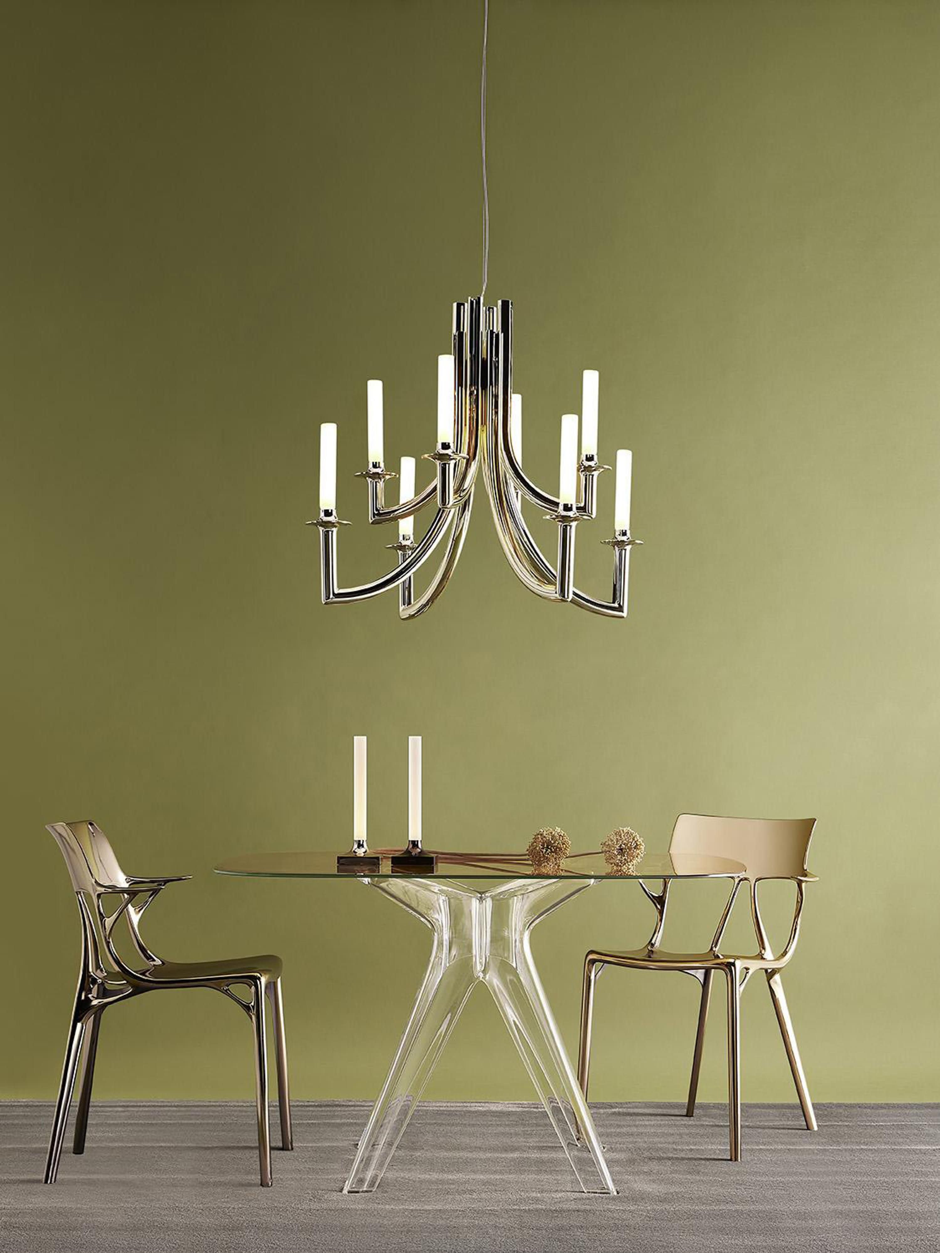 Lustre Trym - Grège, mat