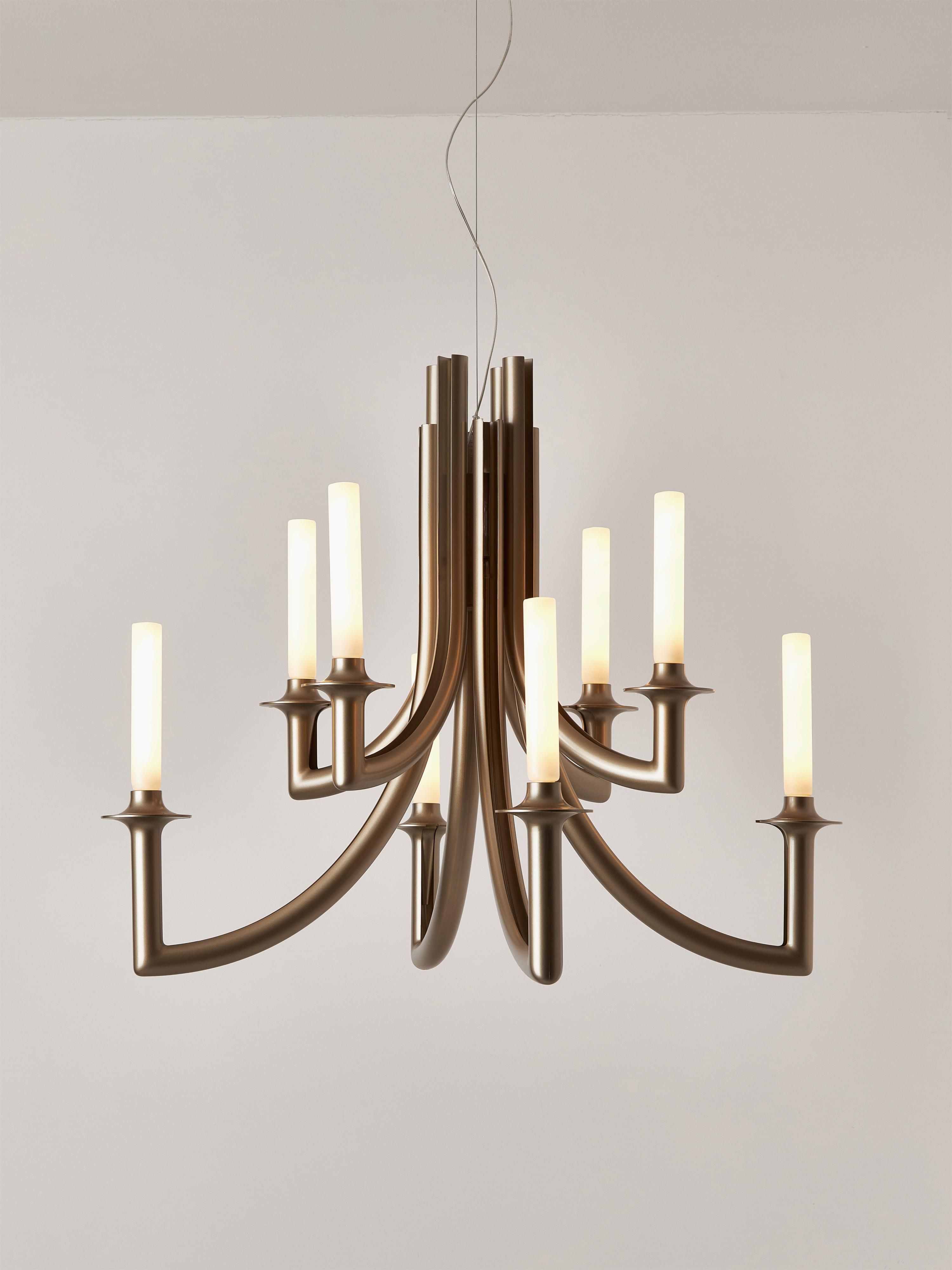 Lustre Trym - Grège, mat