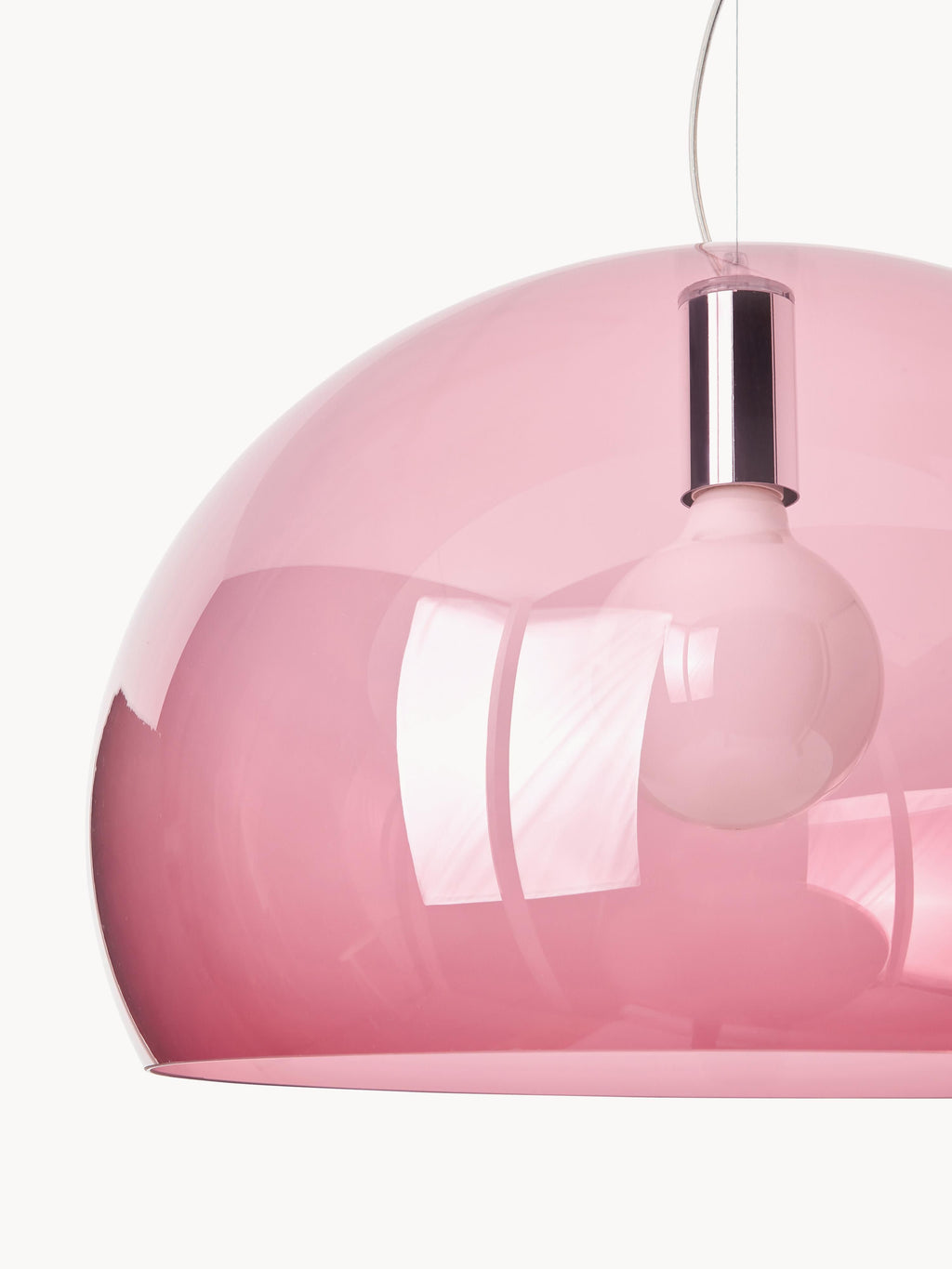 Suspension LED Hringa - Vieux rose
