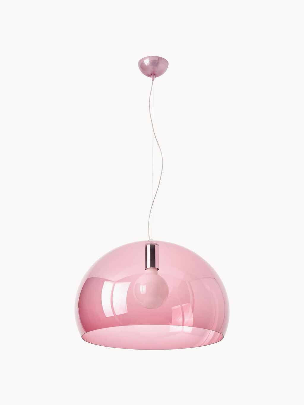 Suspension LED Hringa - Vieux rose