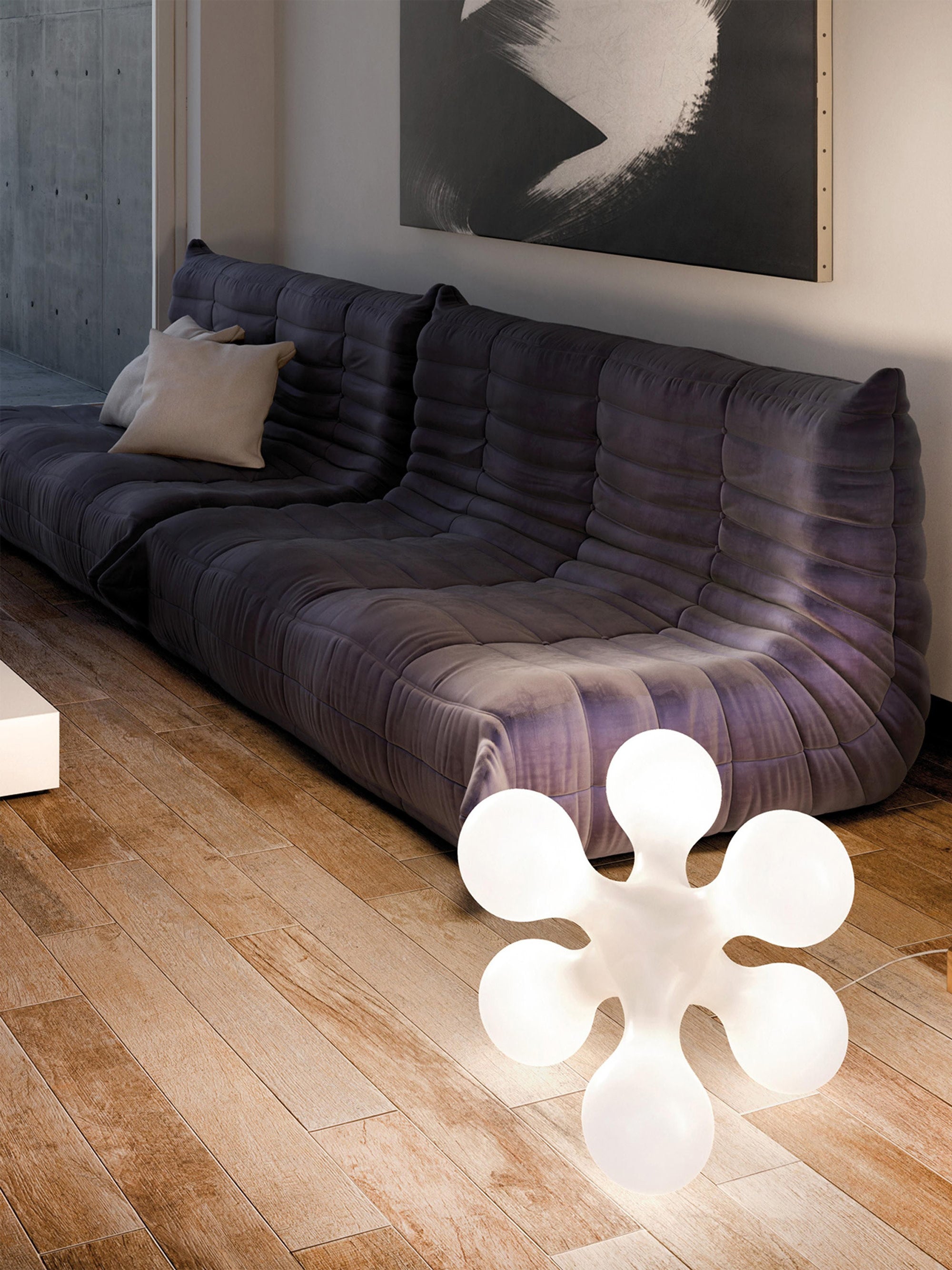 Grande lampe à poser Rafe - Blanc