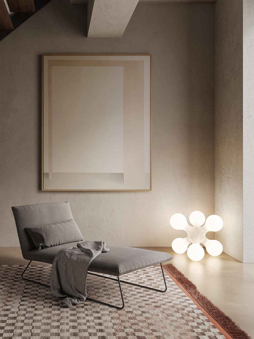 Grande lampe à poser Rafe - Blanc