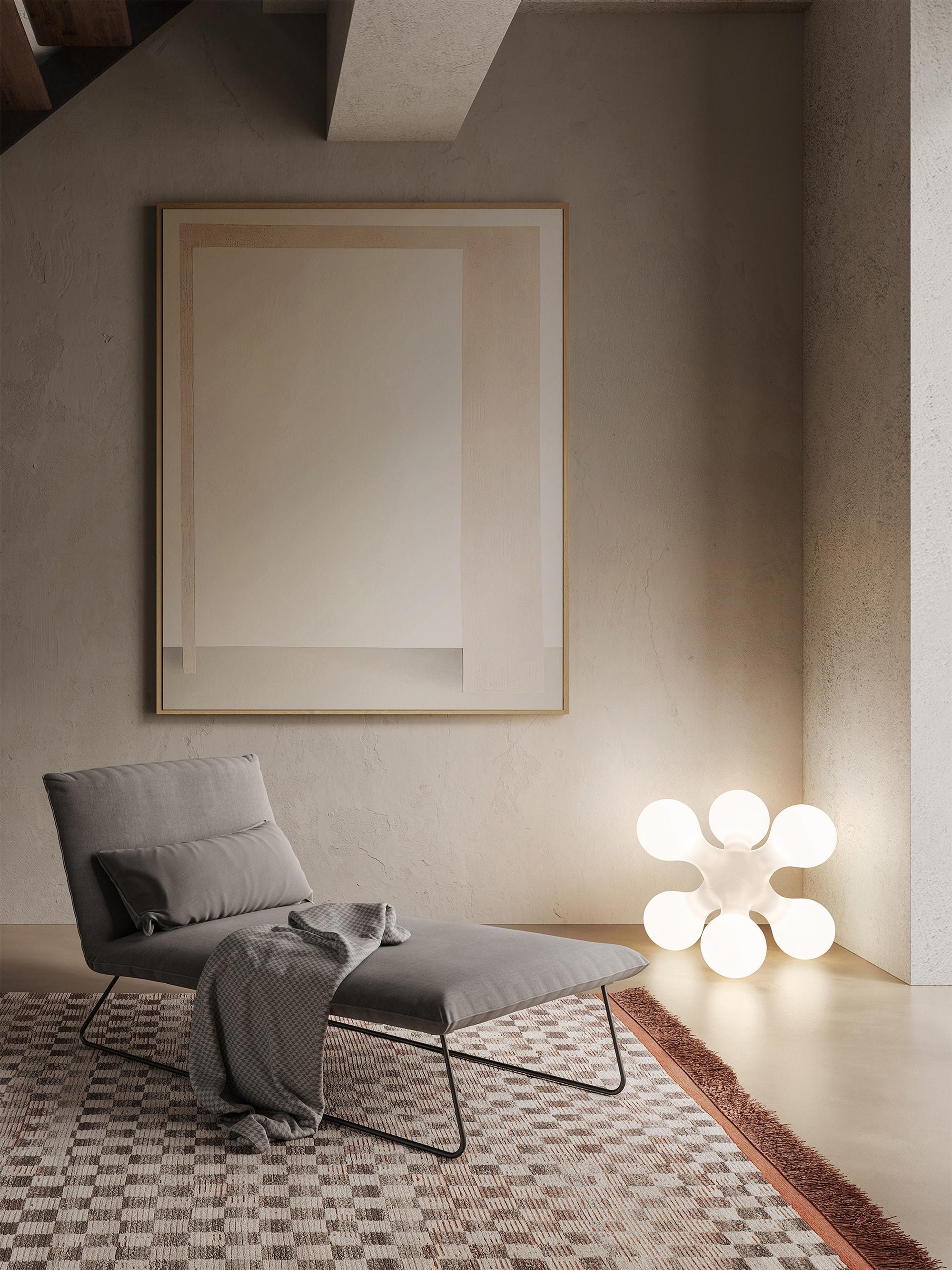 Grande lampe à poser Rafe - Blanc