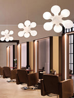 Suspension design Rafe, intensité ajustable - Blanc