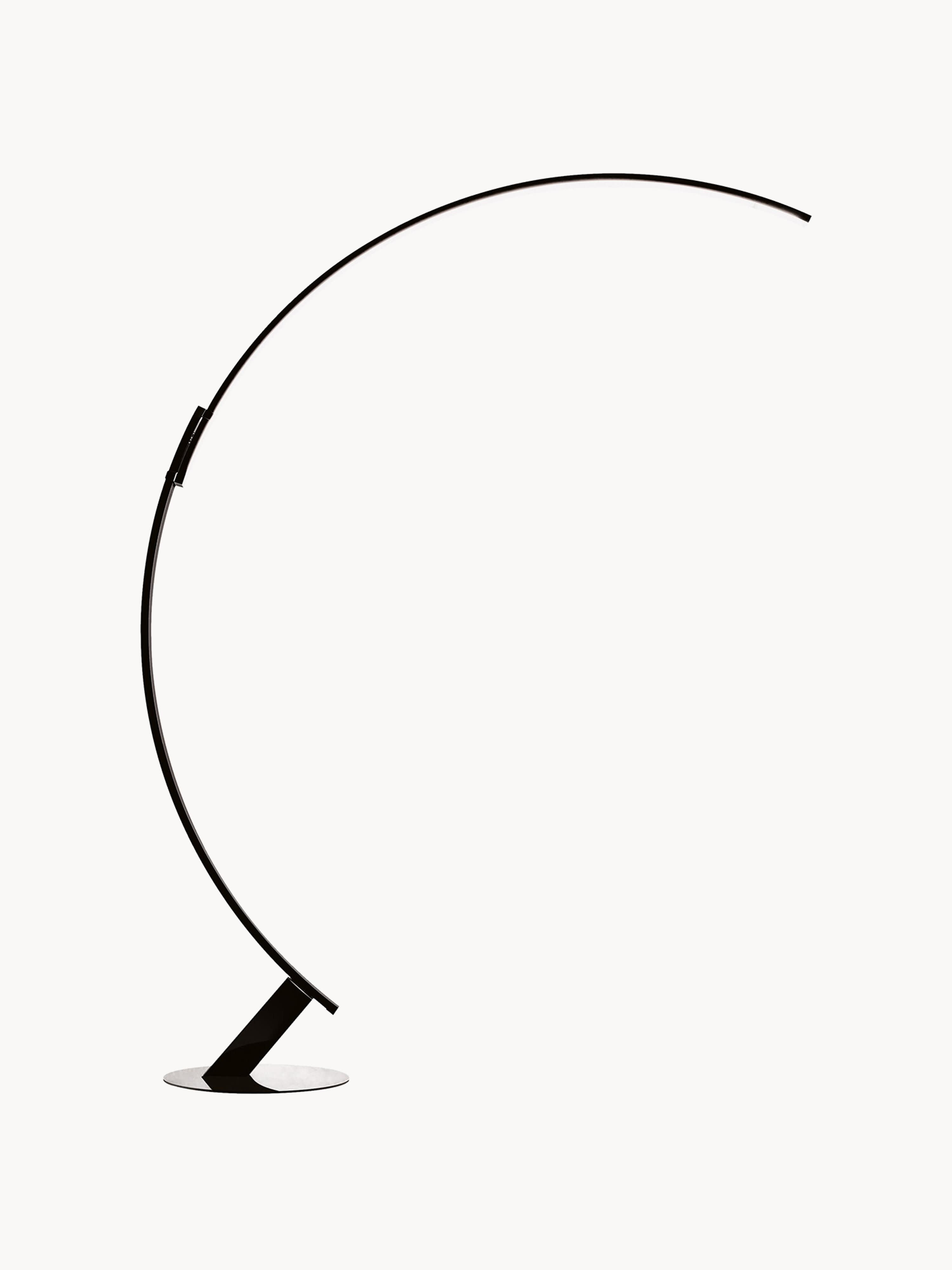 Grand lampadaire LED Cob, intensité ajustable - Noir