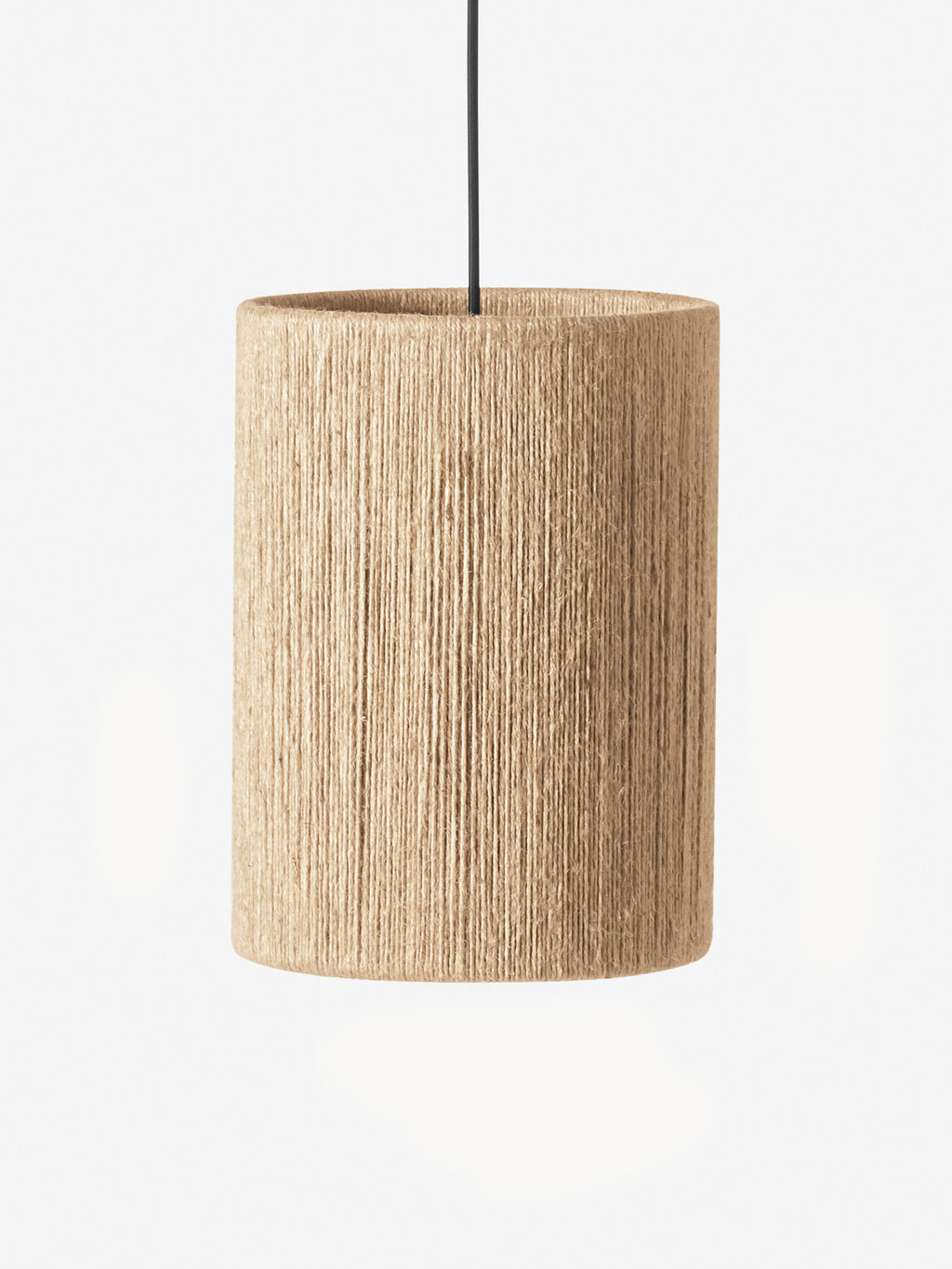 Petite suspension en jute Kund, Ø 23 cm - Beige