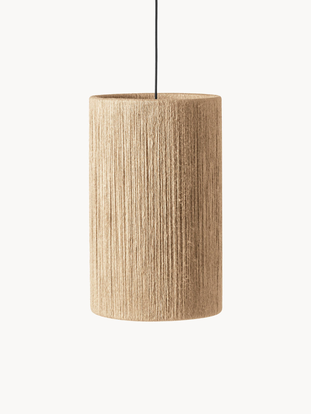 Petite suspension en jute Kund, Ø 30 cm - Beige