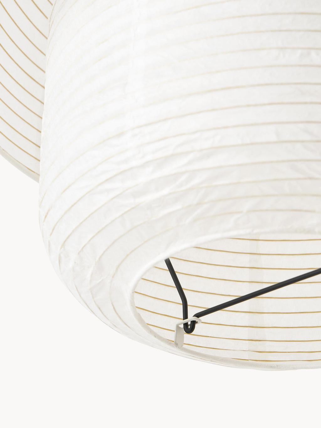 Suspension en papier de riz Vale - Blanc