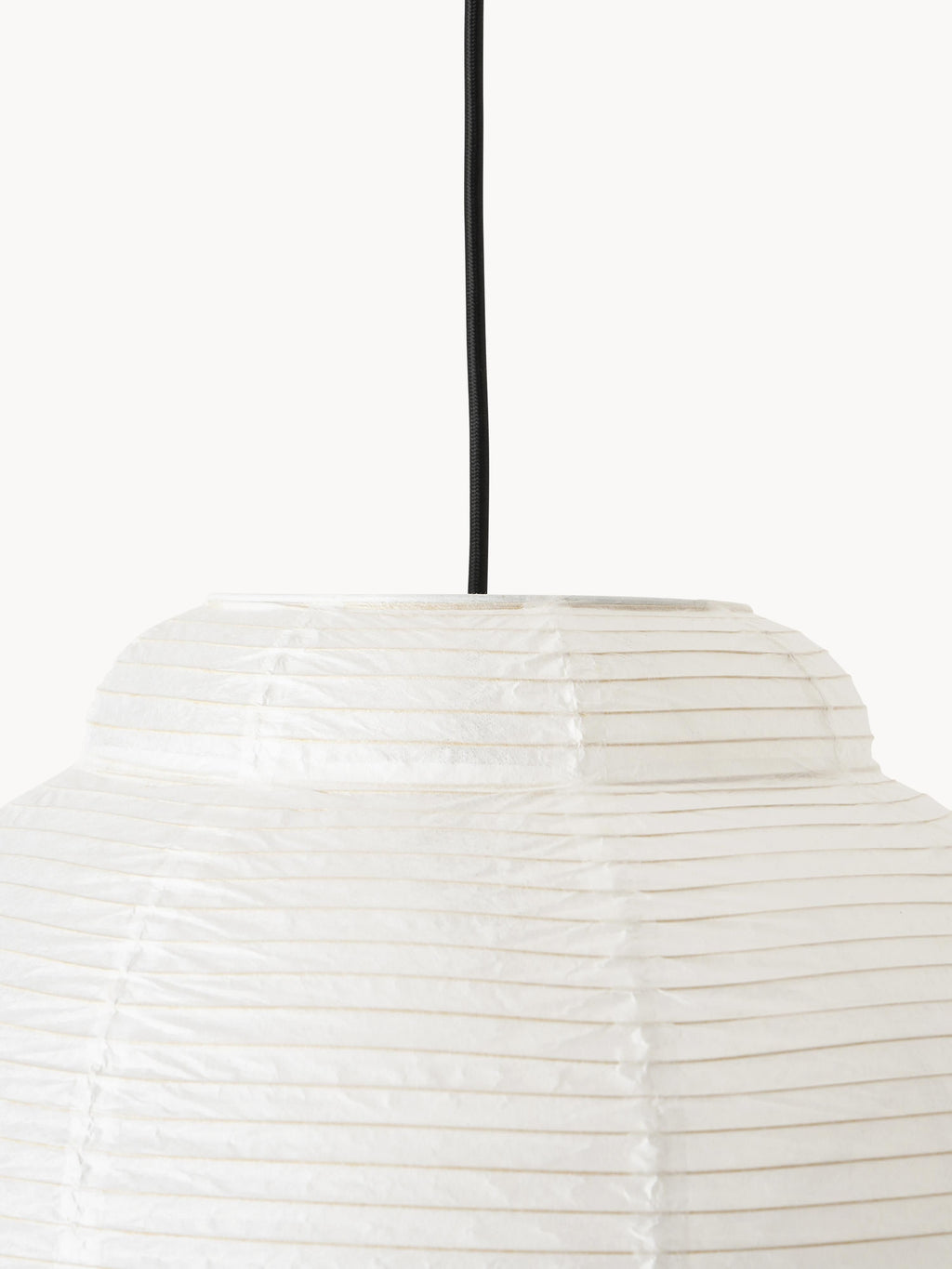 Suspension en papier de riz Vale - Blanc