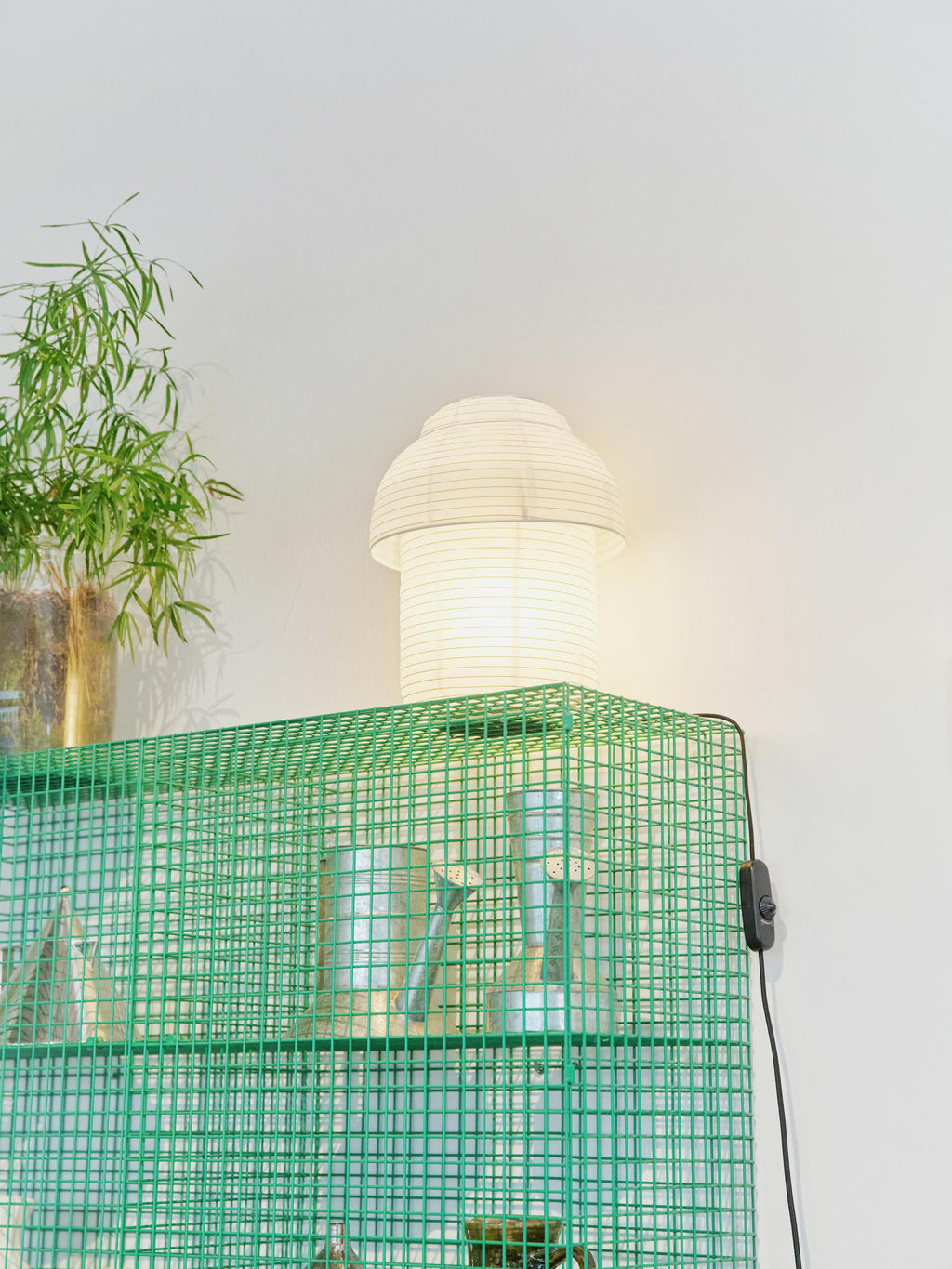 Lampe à poser en papier de riz Vale - Blanc