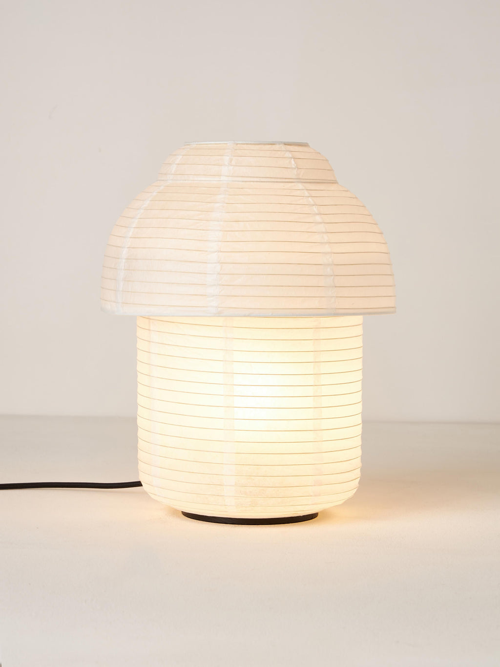 Lampe à poser en papier de riz Vale - Blanc