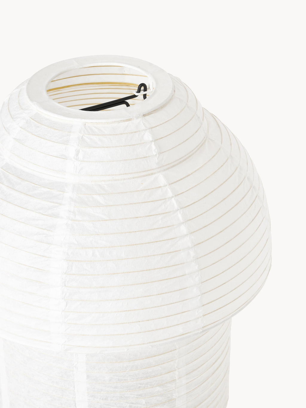 Lampe à poser en papier de riz Vale - Blanc