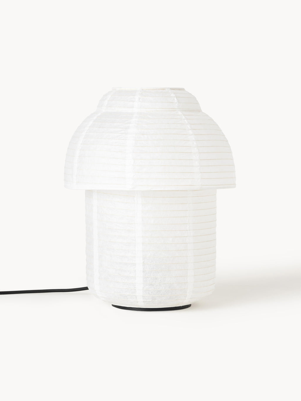 Lampe à poser en papier de riz Vale - Blanc