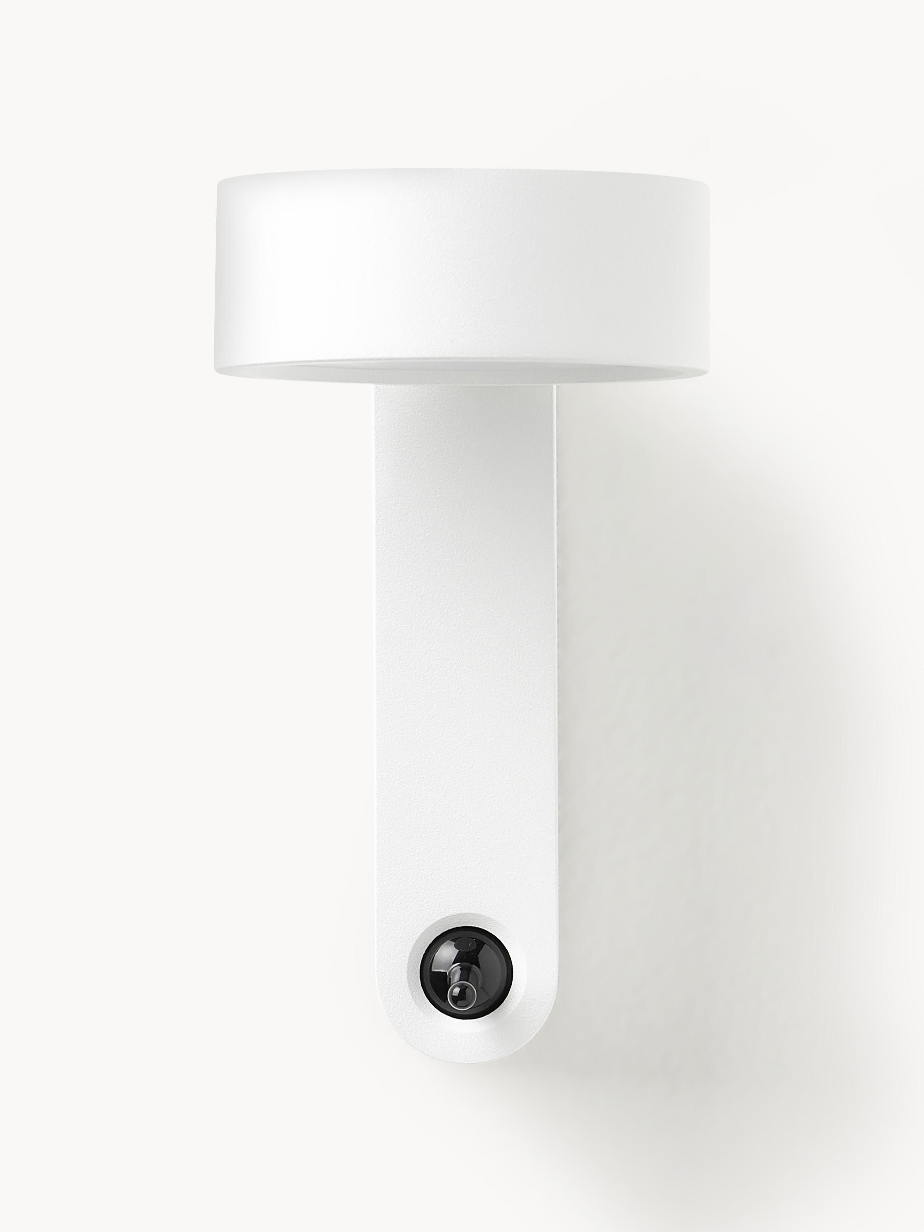Petite applique LED avec abat-jour réglable Ulysses - Blanc, mat