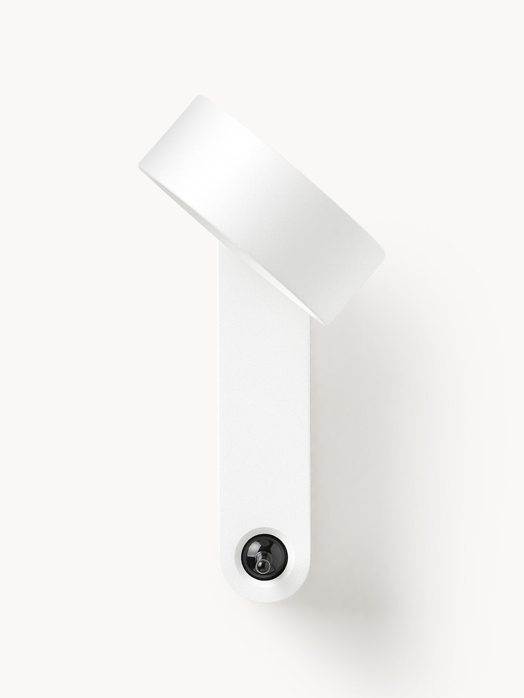 Petite applique LED avec abat-jour réglable Ulysses - Blanc, mat