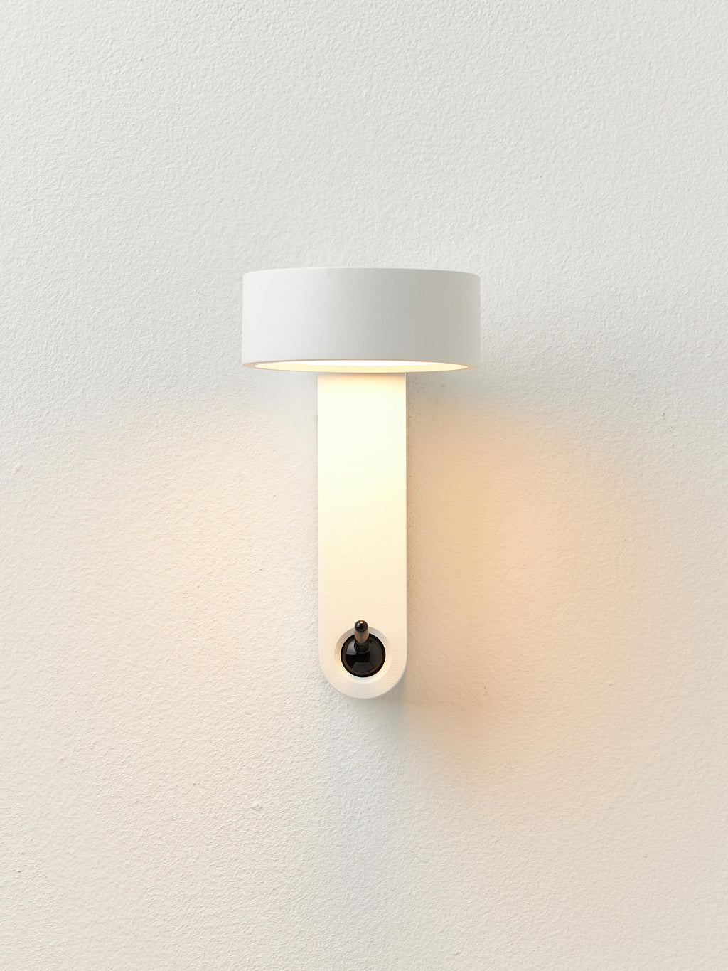 Petite applique LED avec abat-jour réglable Ulysses - Blanc, mat