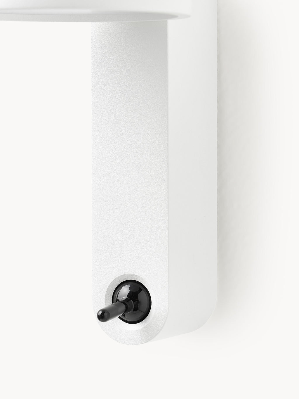 Petite applique LED avec abat-jour réglable Ulysses - Blanc, mat