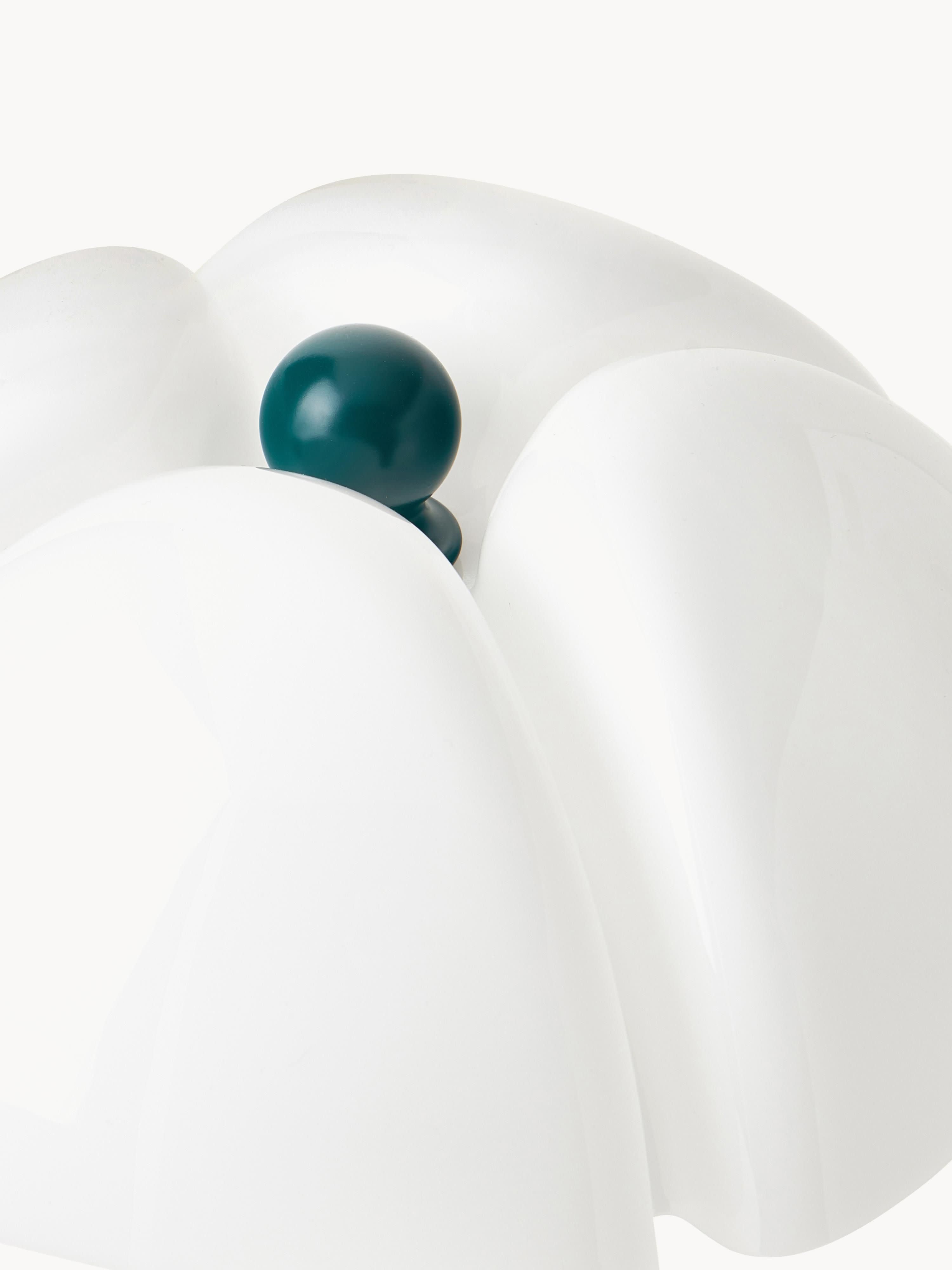 Lampe à poser LED à intensité variable Luca - Bleu pétrole, mat