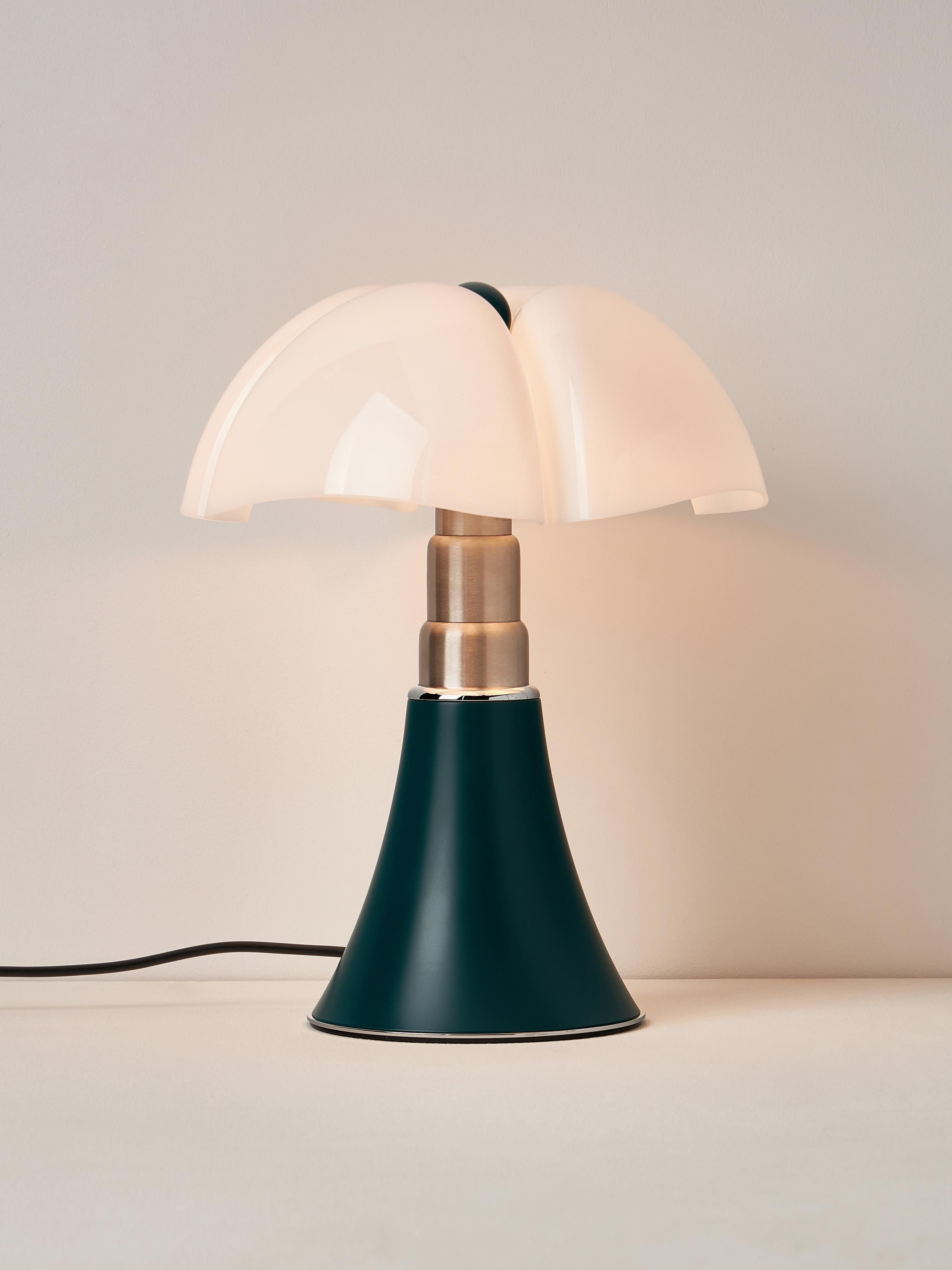 Lampe à poser LED à intensité variable Luca - Bleu pétrole, mat