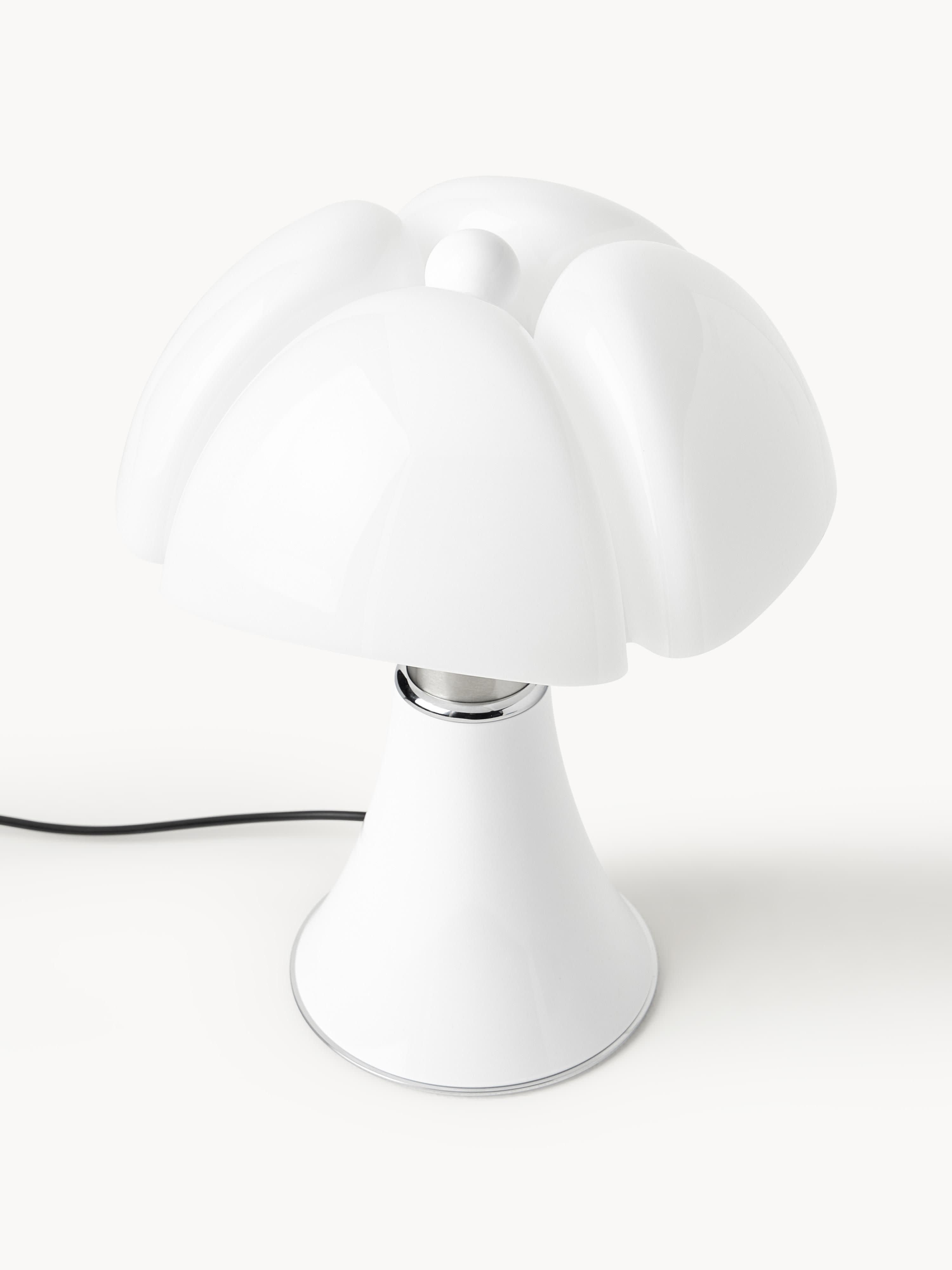 Grande lampe à poser LED à intensité variable Luca, hauteur ajustable - Blanc, haute brillance