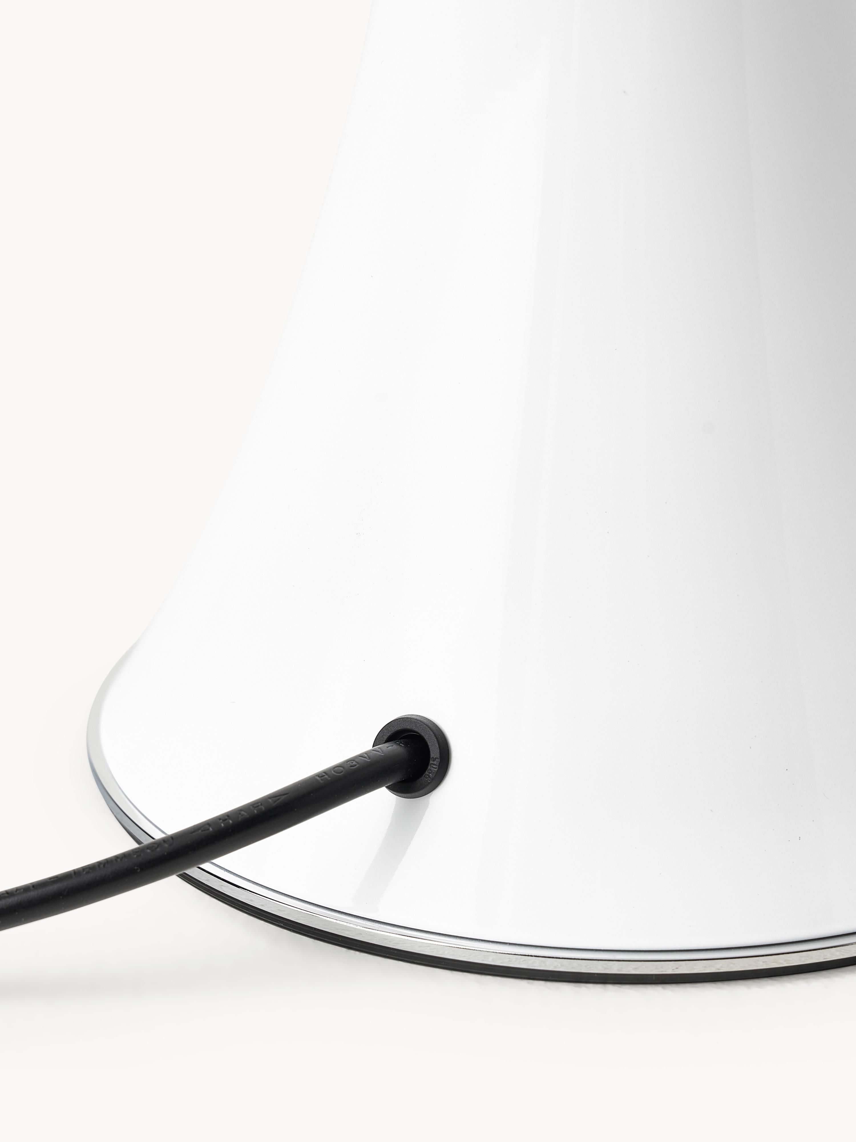 Grande lampe à poser LED à intensité variable Luca, hauteur ajustable - Blanc, haute brillance