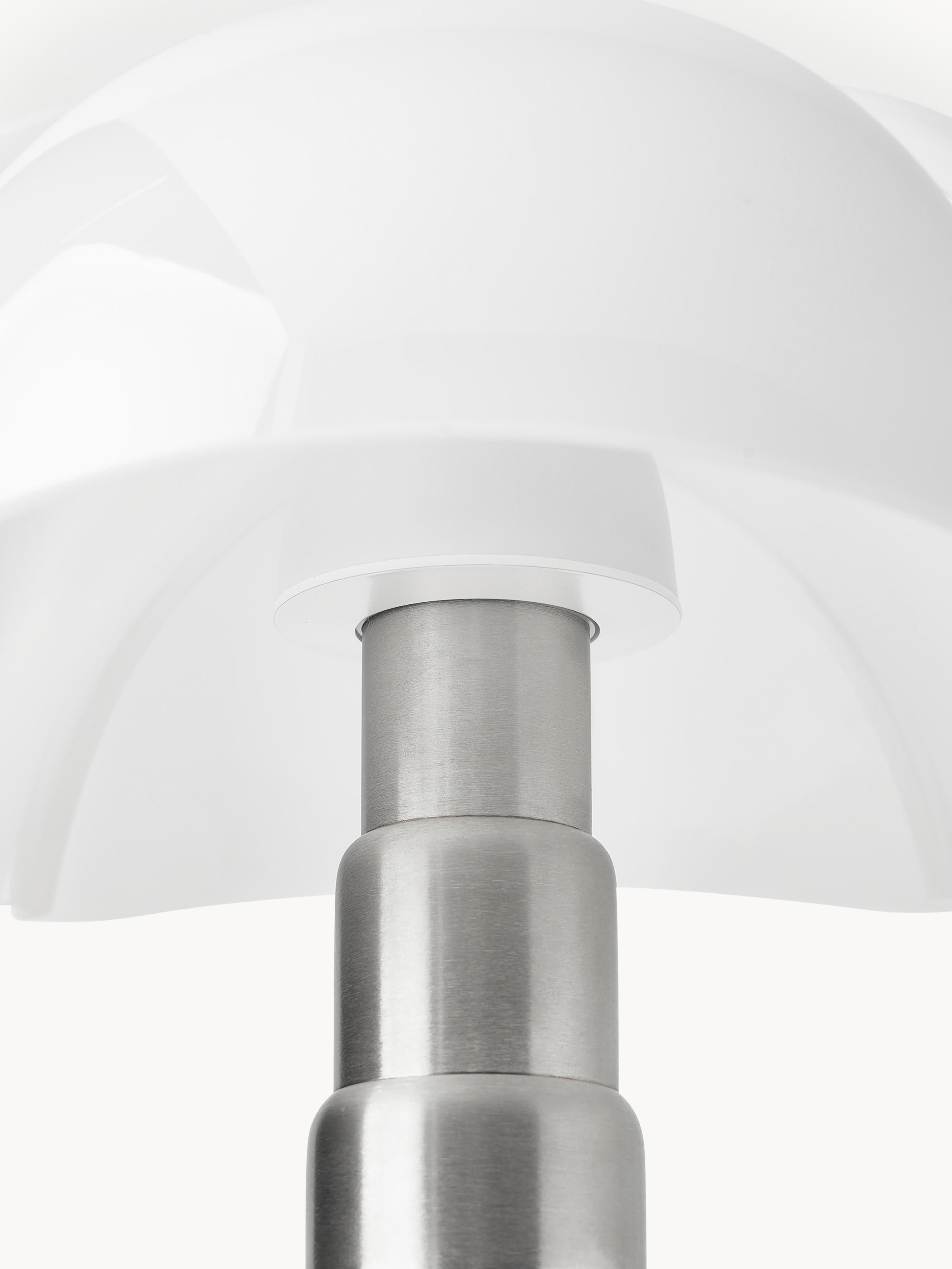 Grande lampe à poser LED à intensité variable Luca, hauteur ajustable - Blanc, haute brillance