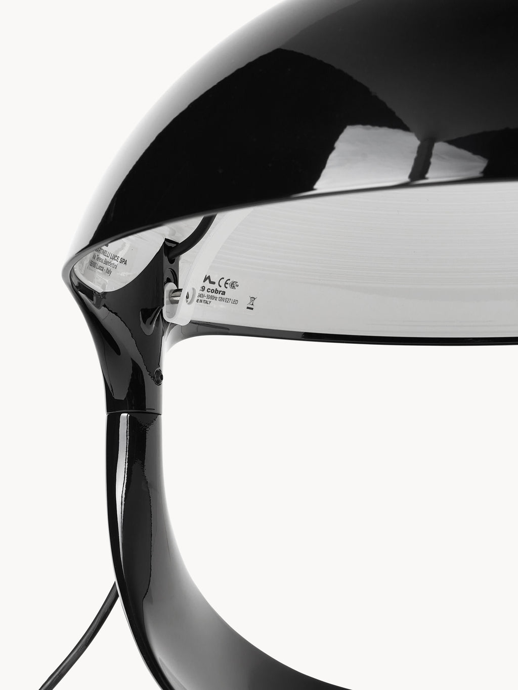 Lampe à poser avec abat-jour pivotant Hawk - Noir