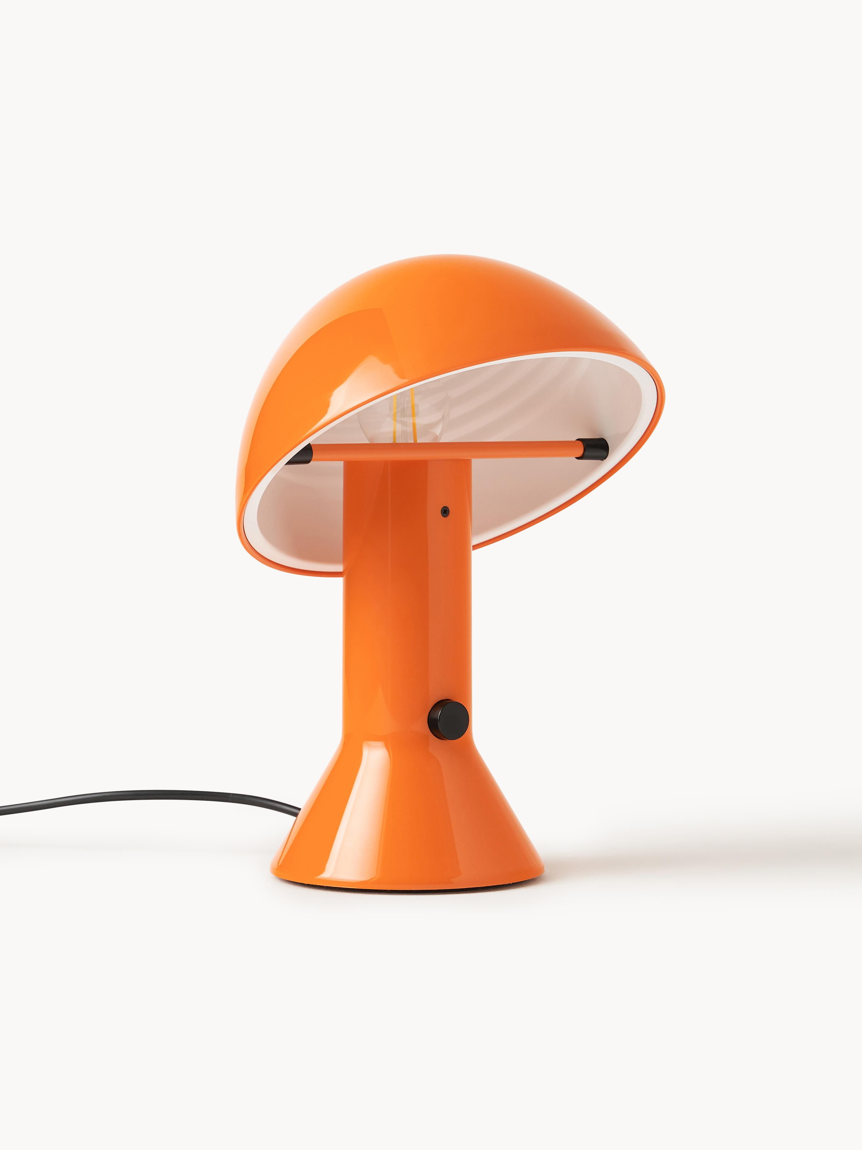 Petite lampe à poser avec abat-jour réglable Rikard - Ambré, transparent