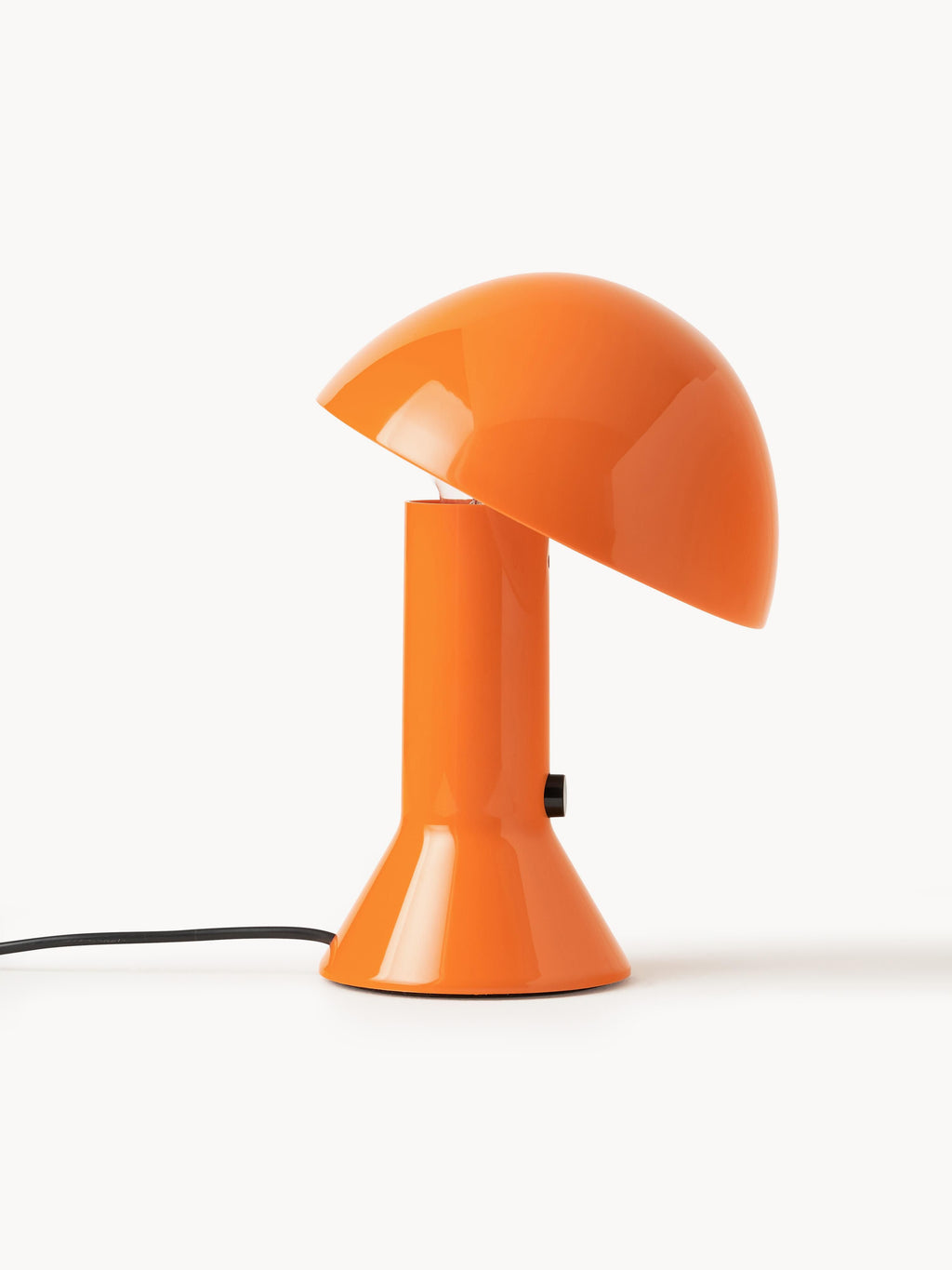 Petite lampe à poser avec abat-jour réglable Rikard - Ambré, transparent
