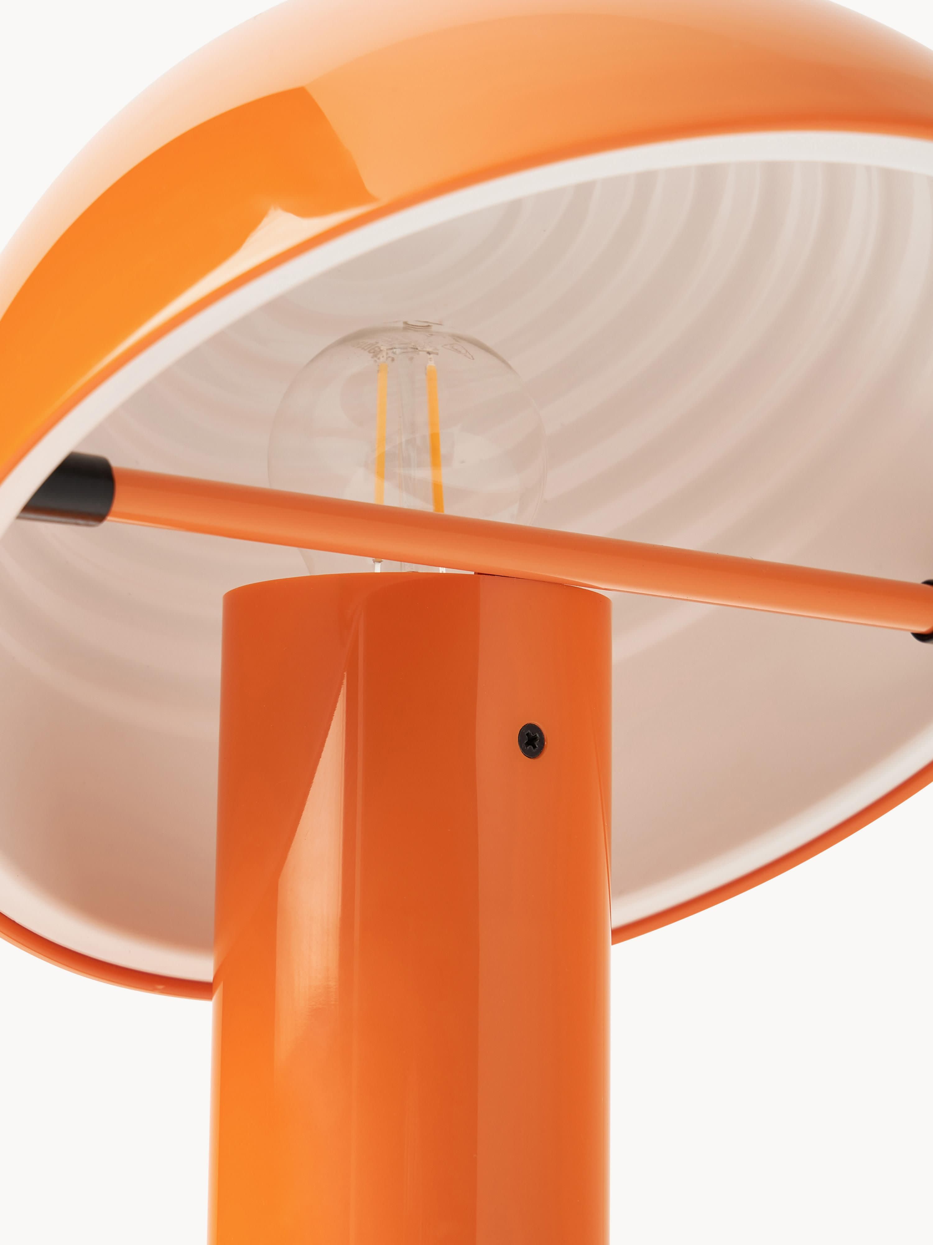 Petite lampe à poser avec abat-jour réglable Rikard - Ambré, transparent