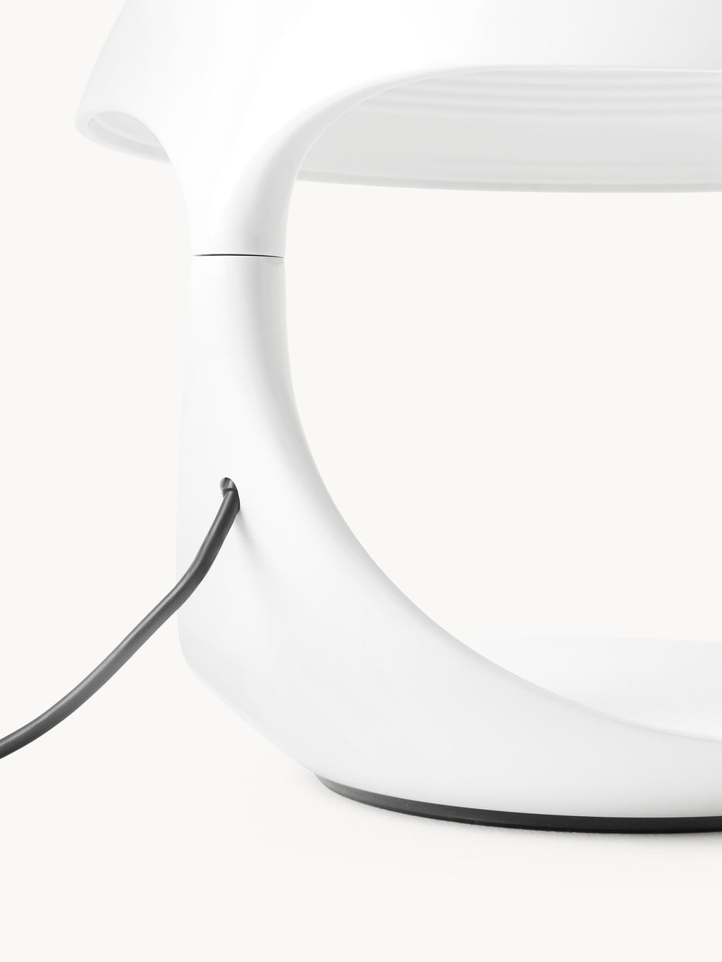 Lampe à poser avec abat-jour pivotant Hawk - Blanc