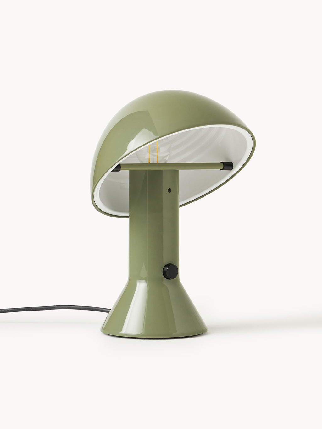 Petite lampe à poser avec abat-jour réglable Rikard - Vert olive