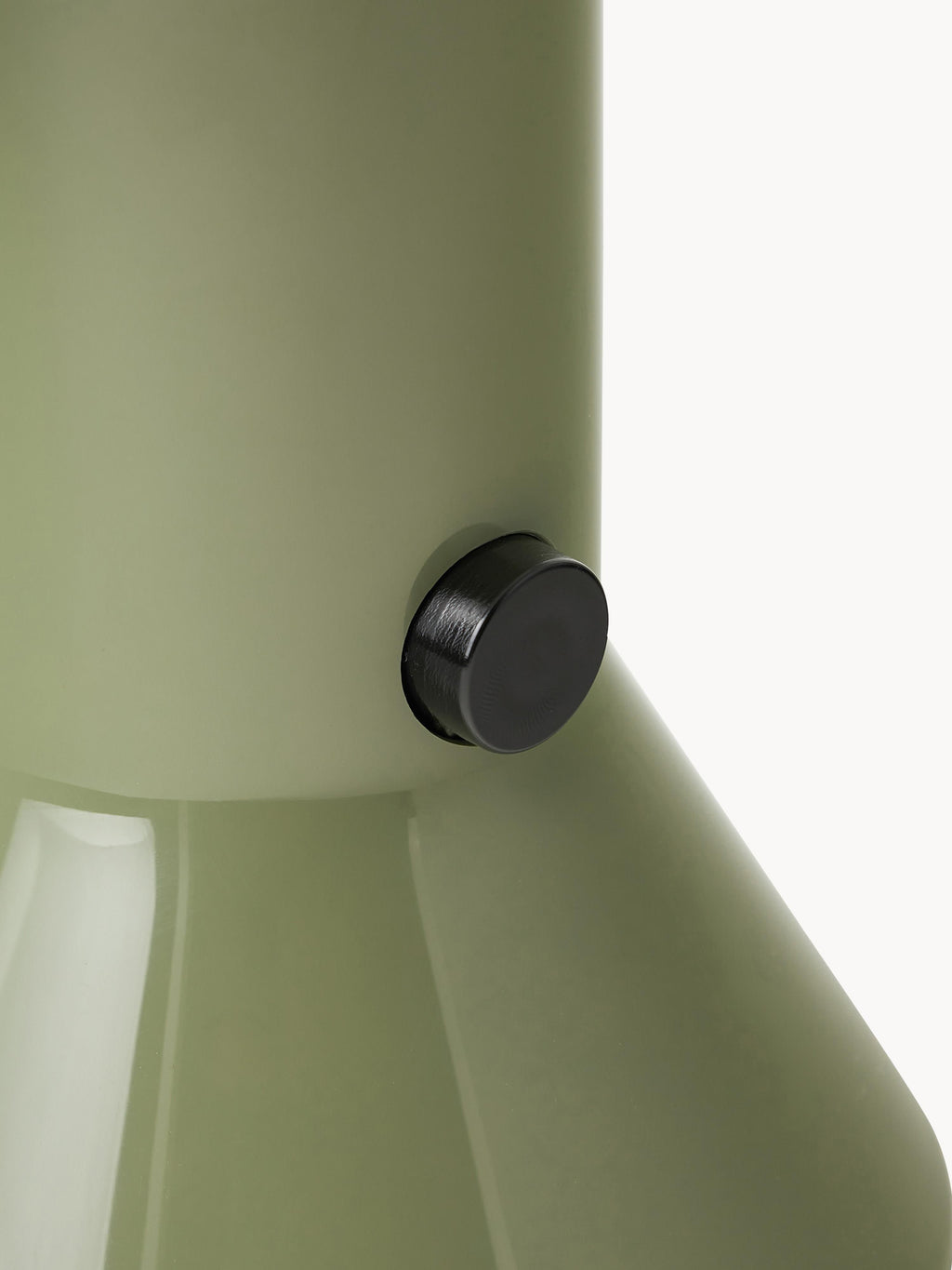 Petite lampe à poser avec abat-jour réglable Rikard - Vert olive