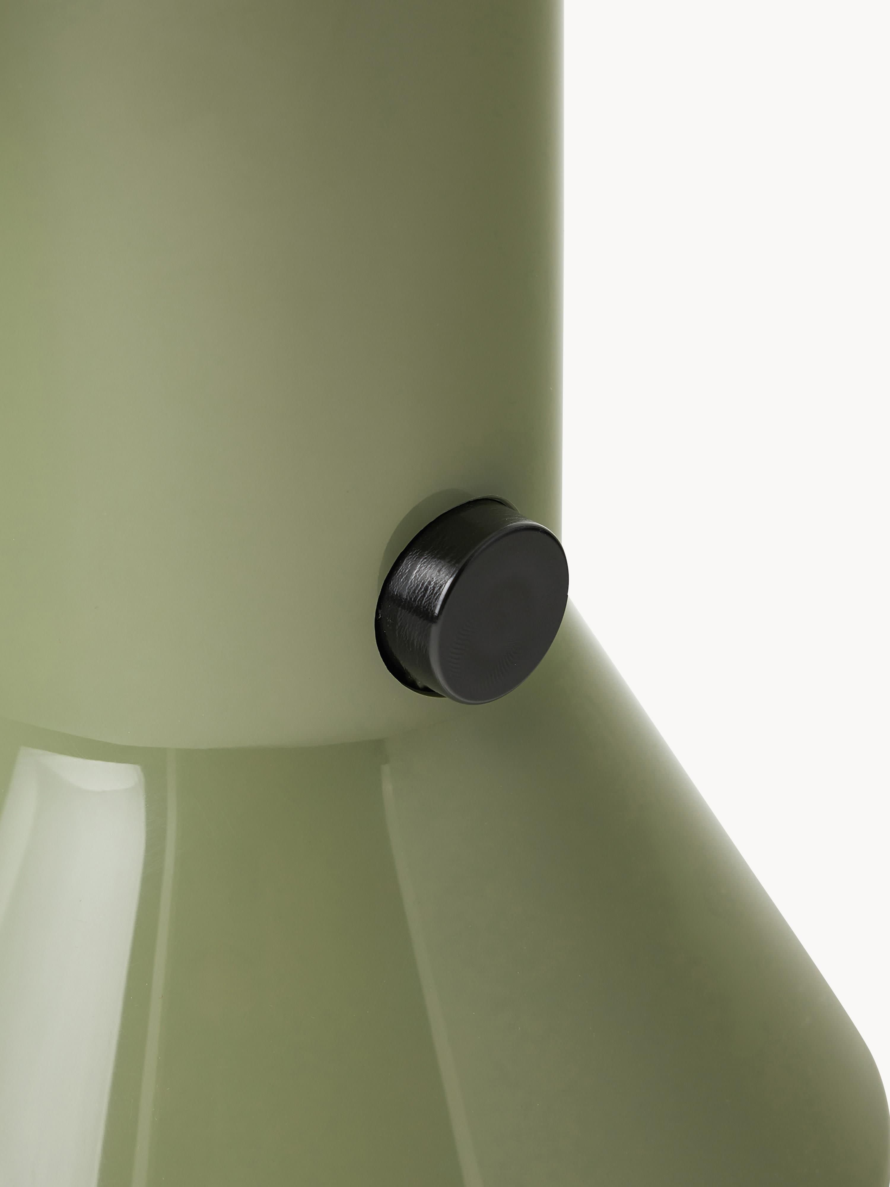Petite lampe à poser avec abat-jour réglable Rikard - Vert olive