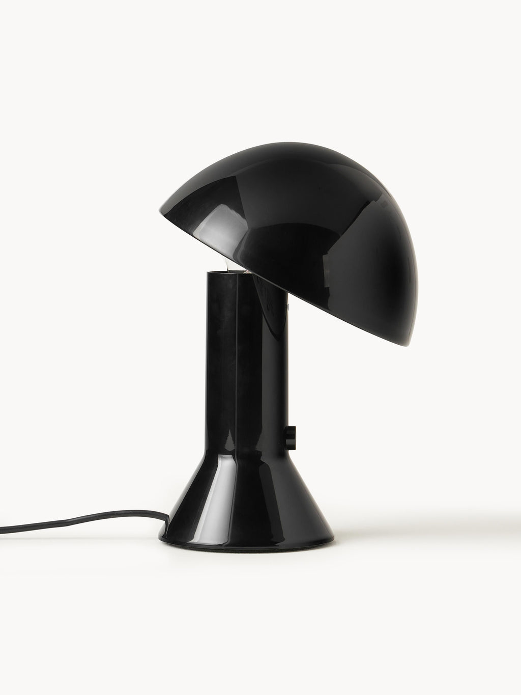 Petite lampe à poser avec abat-jour réglable Rikard - Noir